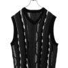 VINTAGE 3D KNITED VEST/L