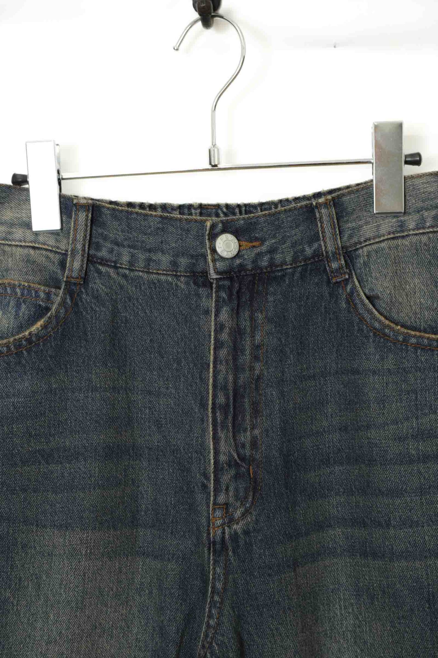 Alternative view of VINTAGE DENIM CARGO PANTS/W70