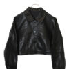 VINTAGE FAKE LEATHER JACKET/M