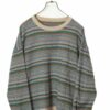 VNTAGE PATTERN KNITED SWEATER/L
