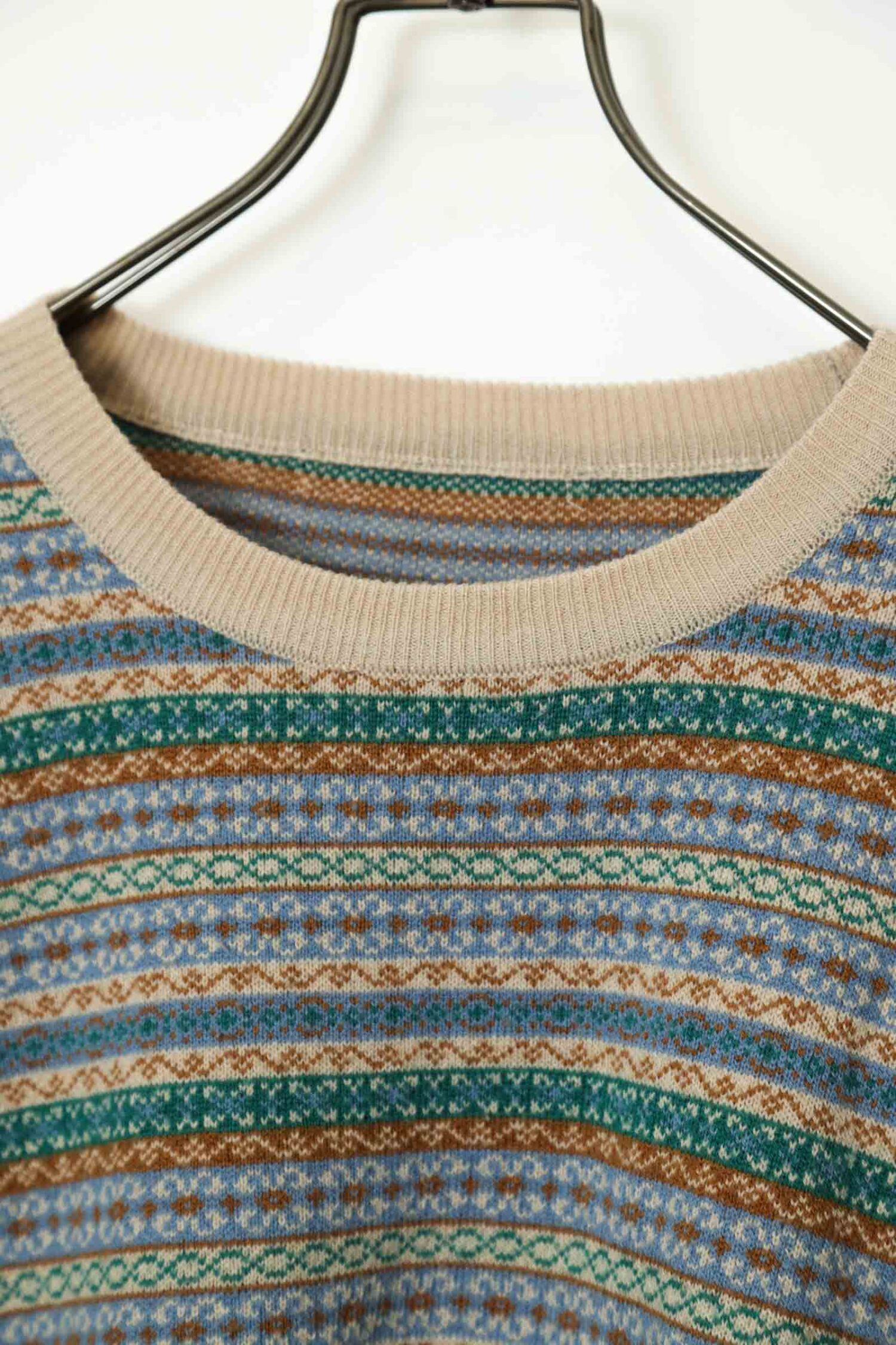 Alternative view of VNTAGE PATTERN KNITED SWEATER/L