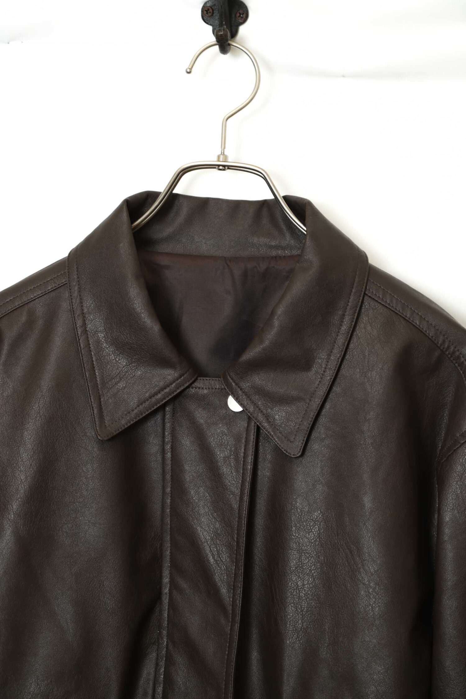 Alternative view of VINTAGE FAKE LEATHER JACKET/M