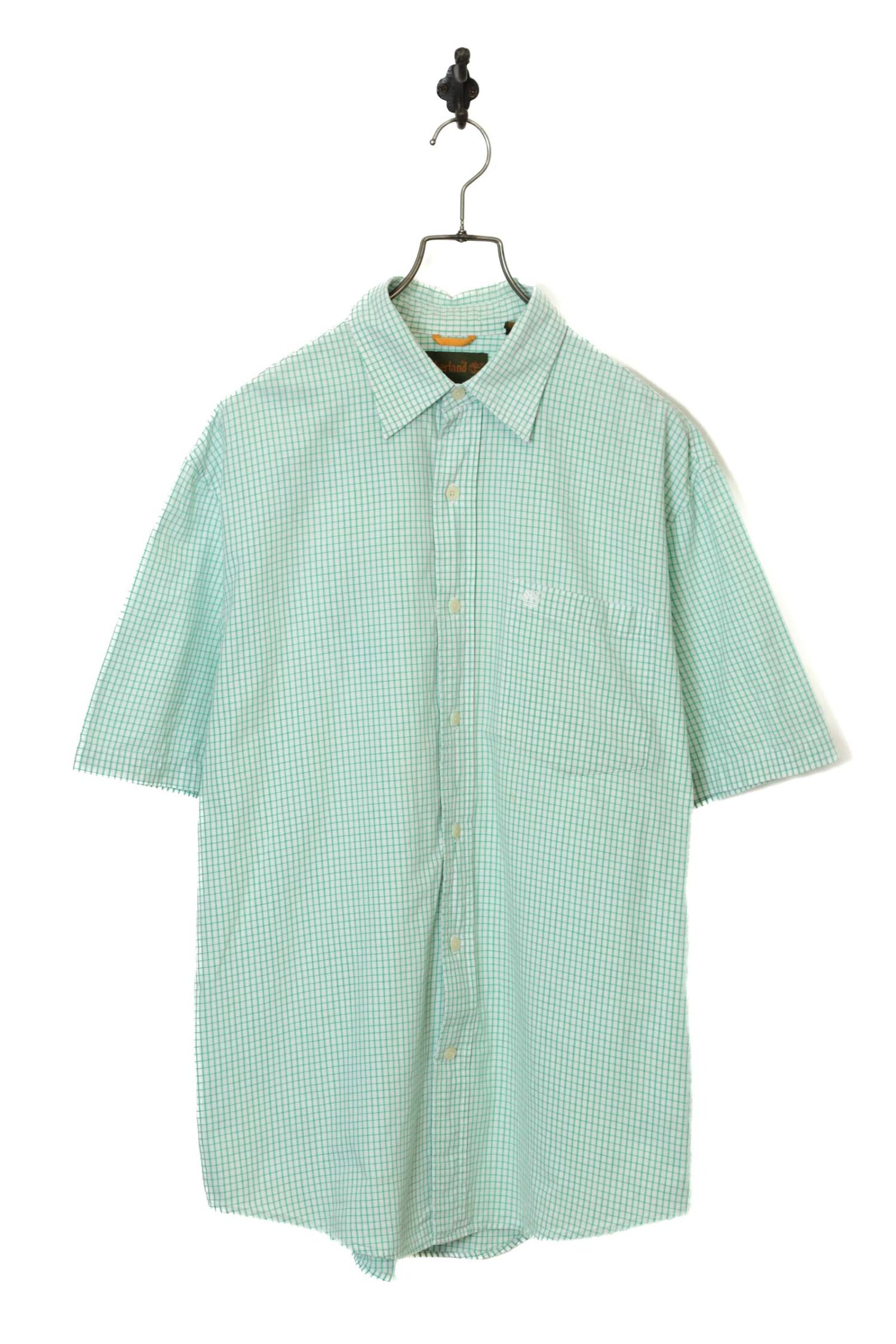 USED TIMBERLAND CHECK PATTERN SHIRT/L