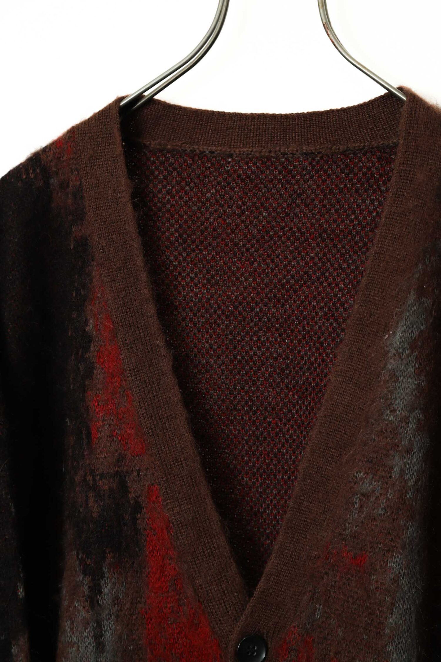 Alternative view of VINTAGE PATTERNED KNITED CARDIGAN/XL
