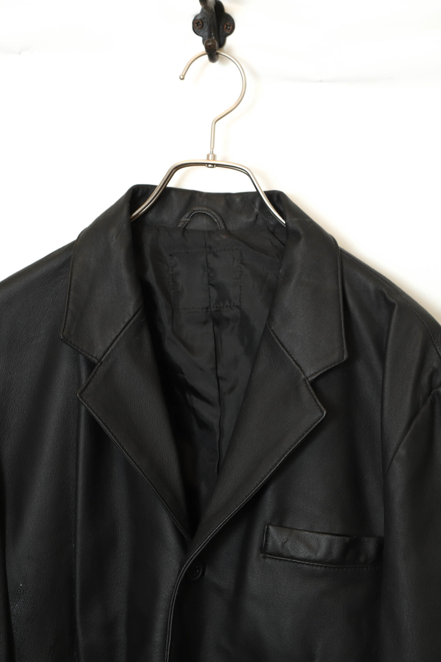 USED SALVATORE FERRAGAMO LEATHER COAT/M | 古着屋FERANTRACING【公式