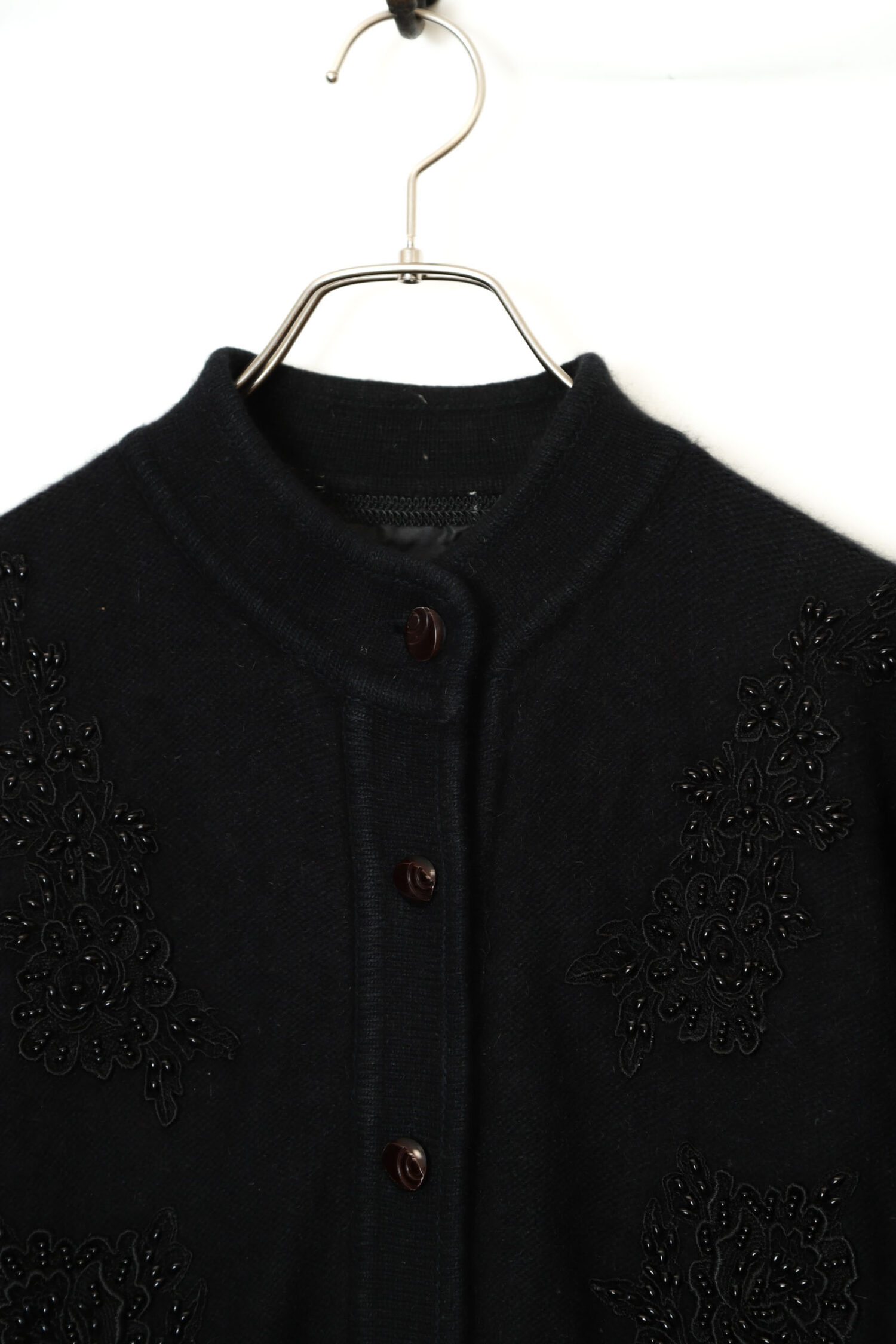 Alternative view of VINTAGE PATTERN KNITED CARDIGAN/L