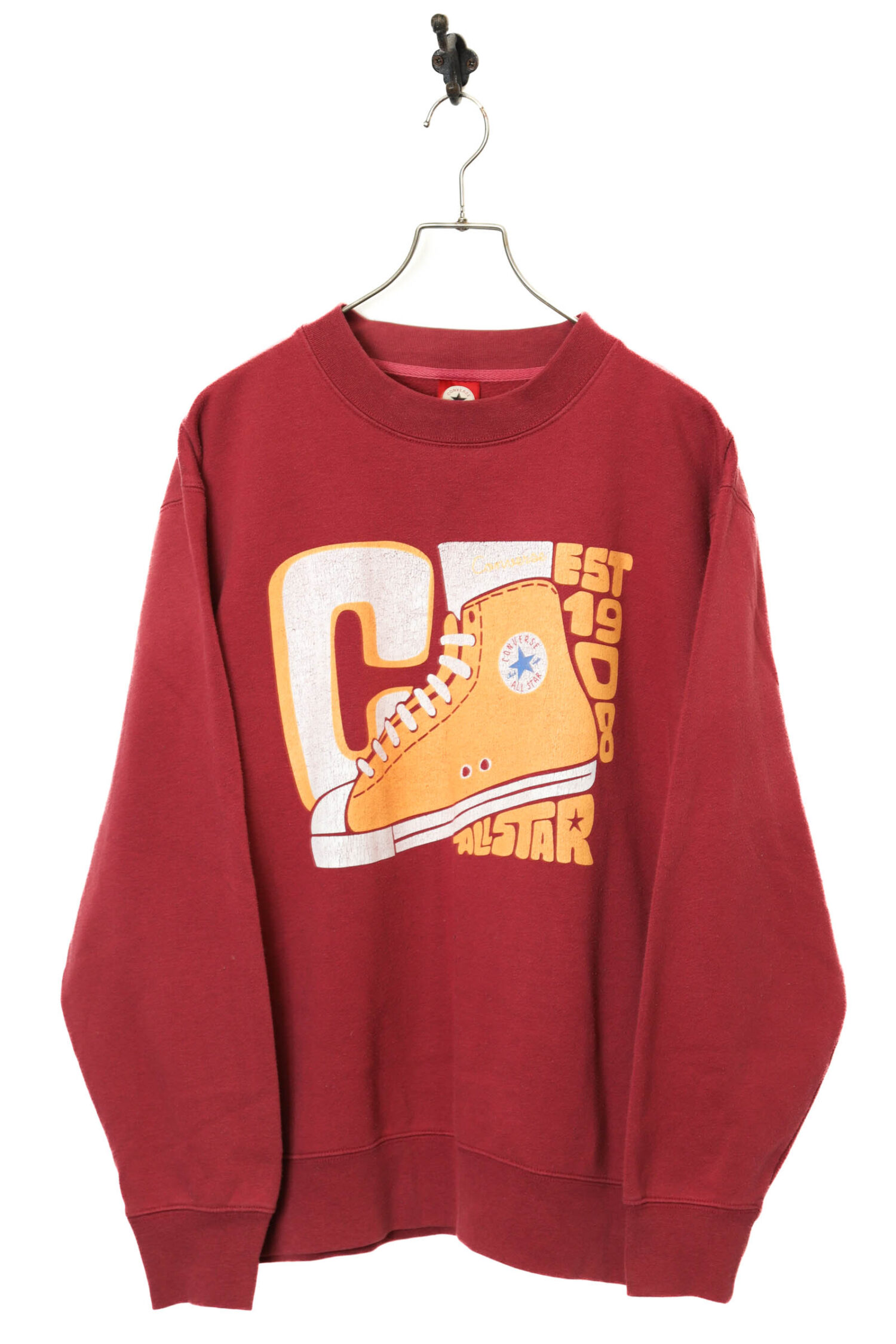 USED CONVERSE PRINTED SWEAT SHIRT/3L