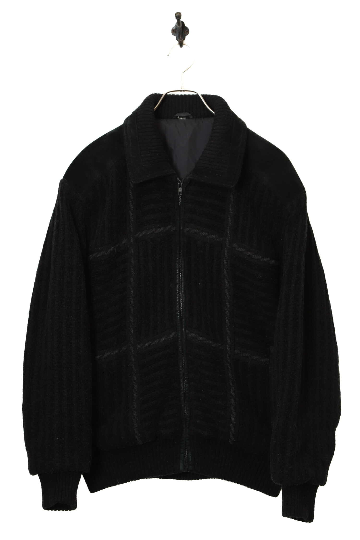 VINTAGE WOOL BOMBER JACKET/XL
