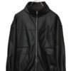 VINTAGE FAKE LEATHER JACKET/L