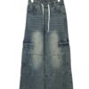 VINTAGE DENIM CARGO PANTS/W60-W74