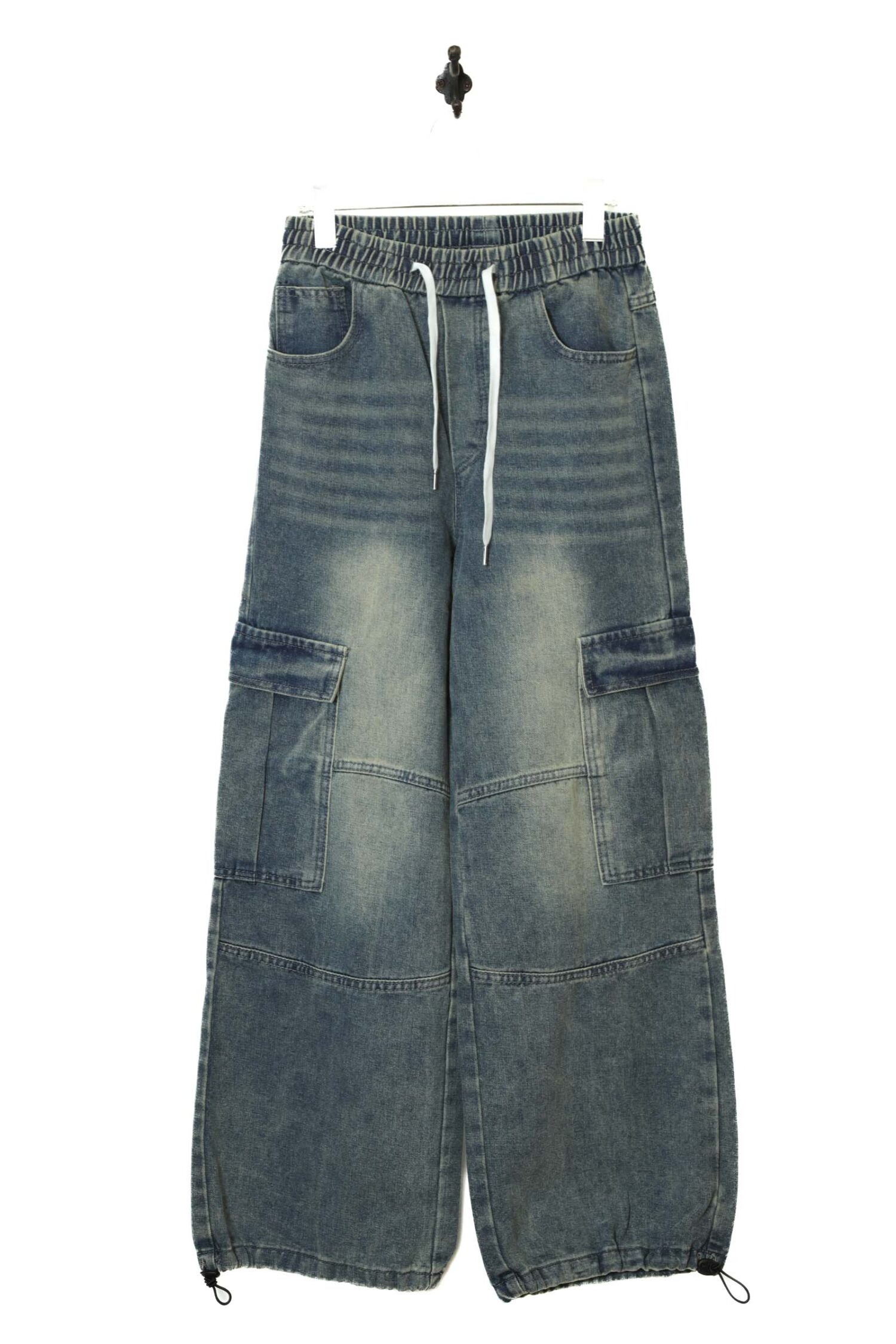 VINTAGE DENIM CARGO PANTS/W60-W74