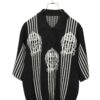 VINTAGE KNITED POLO SHIRT/M