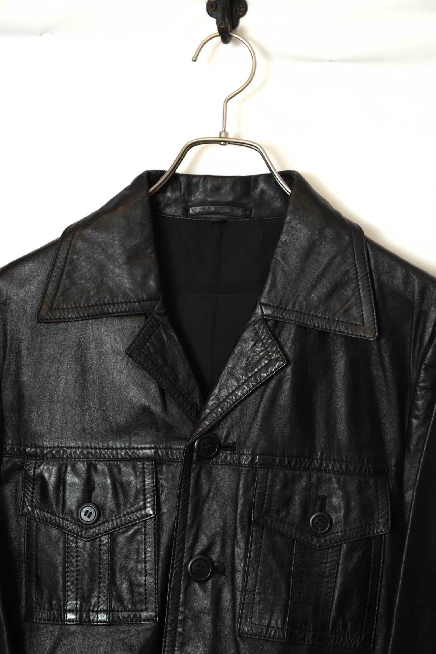 Alternative view of VINTAGE COW LEATHER JACKET/S