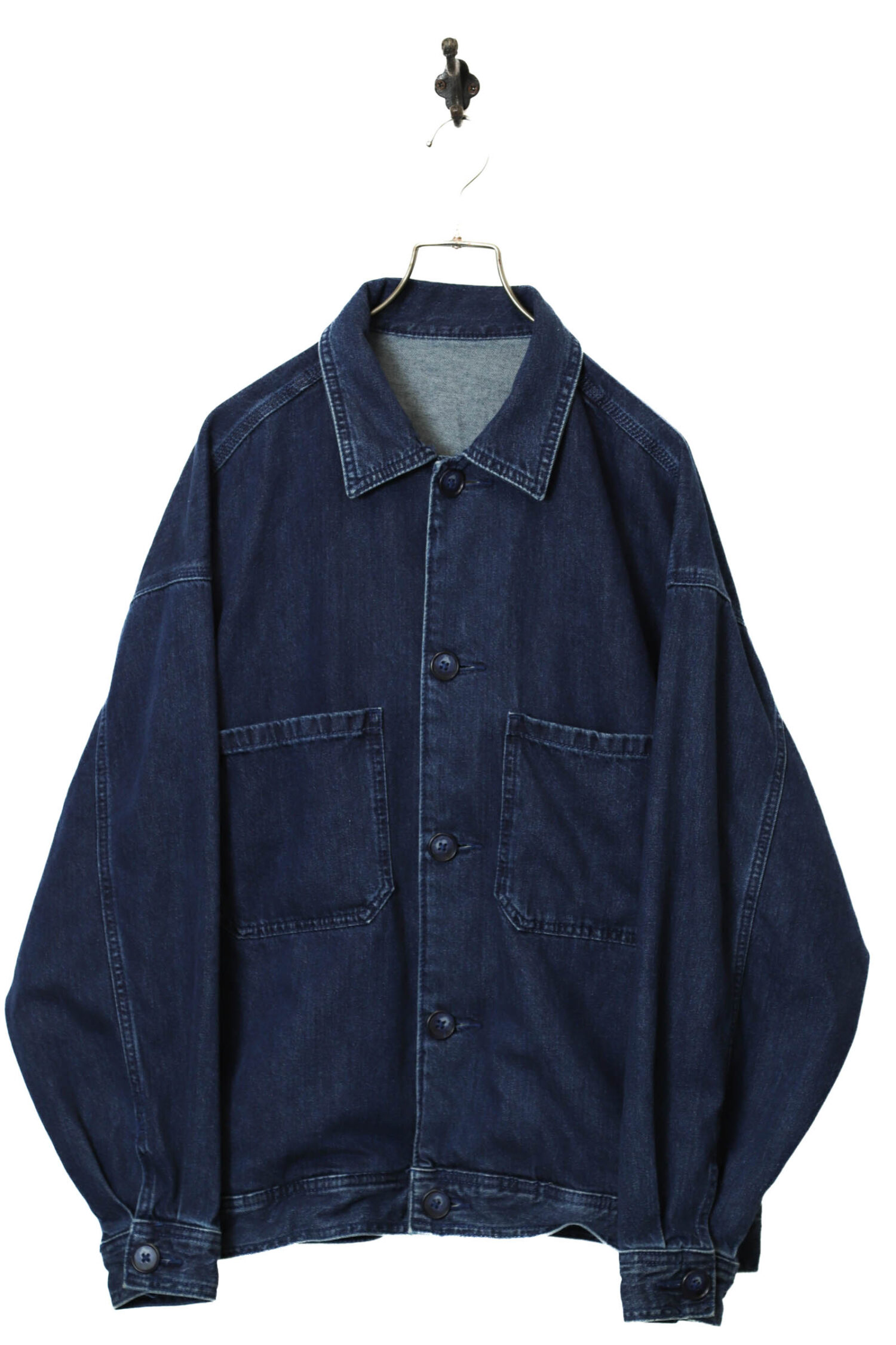 VINTAGE COVERALL DENIM JACKET/XL