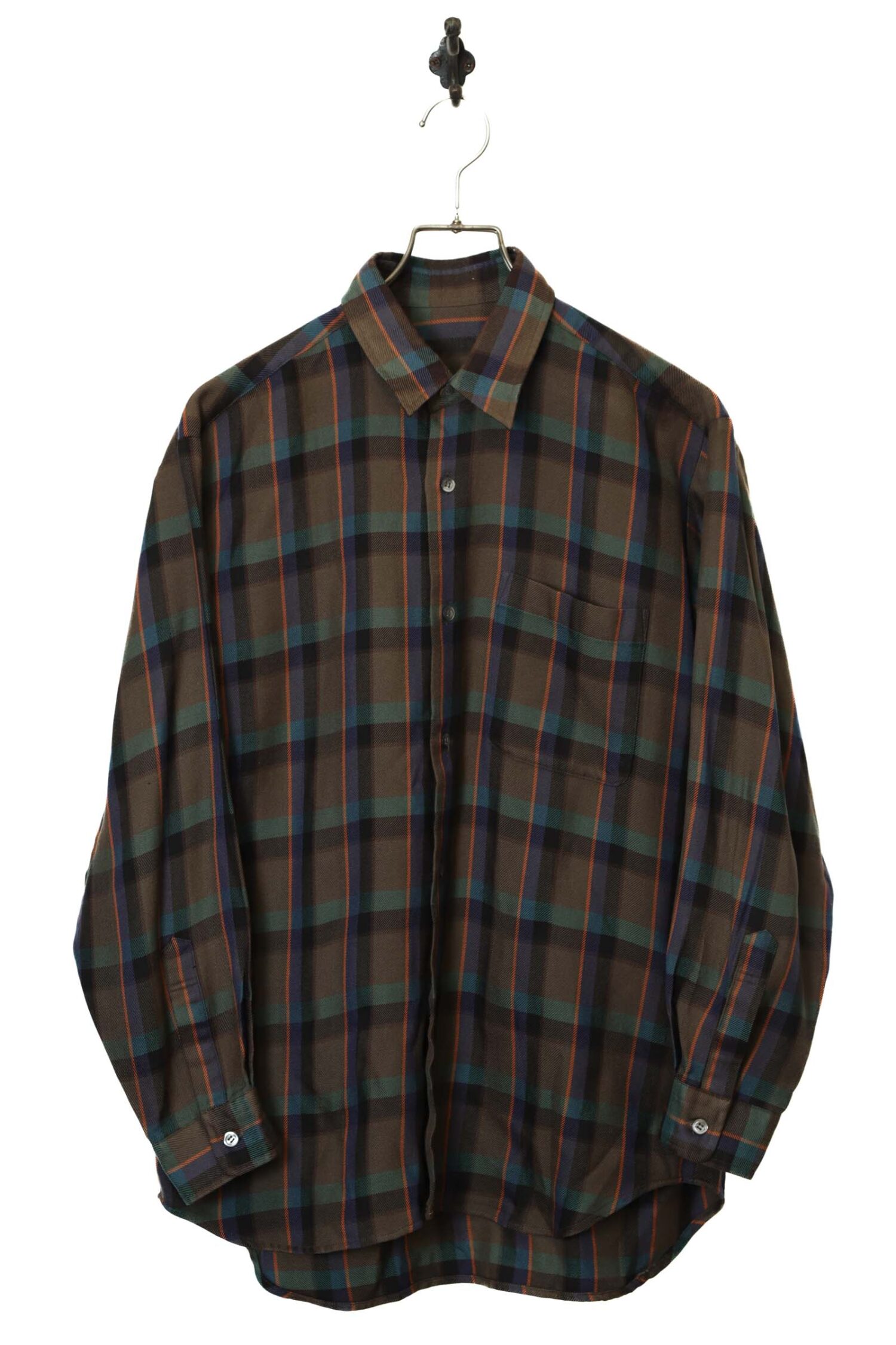 VINTAGE CHECK PATTERN SHIRT/M