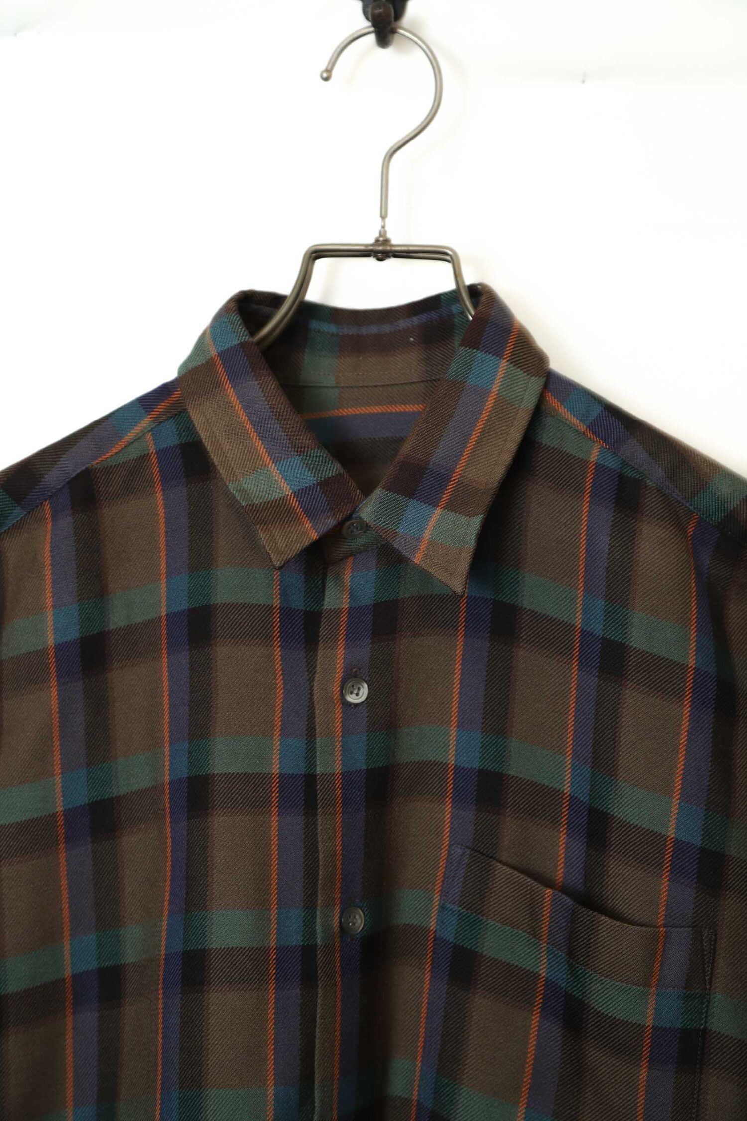 Alternative view of VINTAGE CHECK PATTERN SHIRT/M