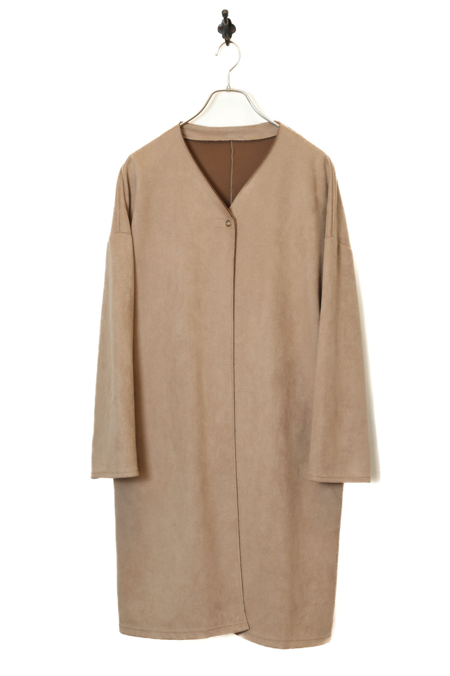 VINTAGE FAKE SUEDE COAT/XL