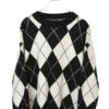 VINTAGE PATTERN KNITED SWEATER/XL