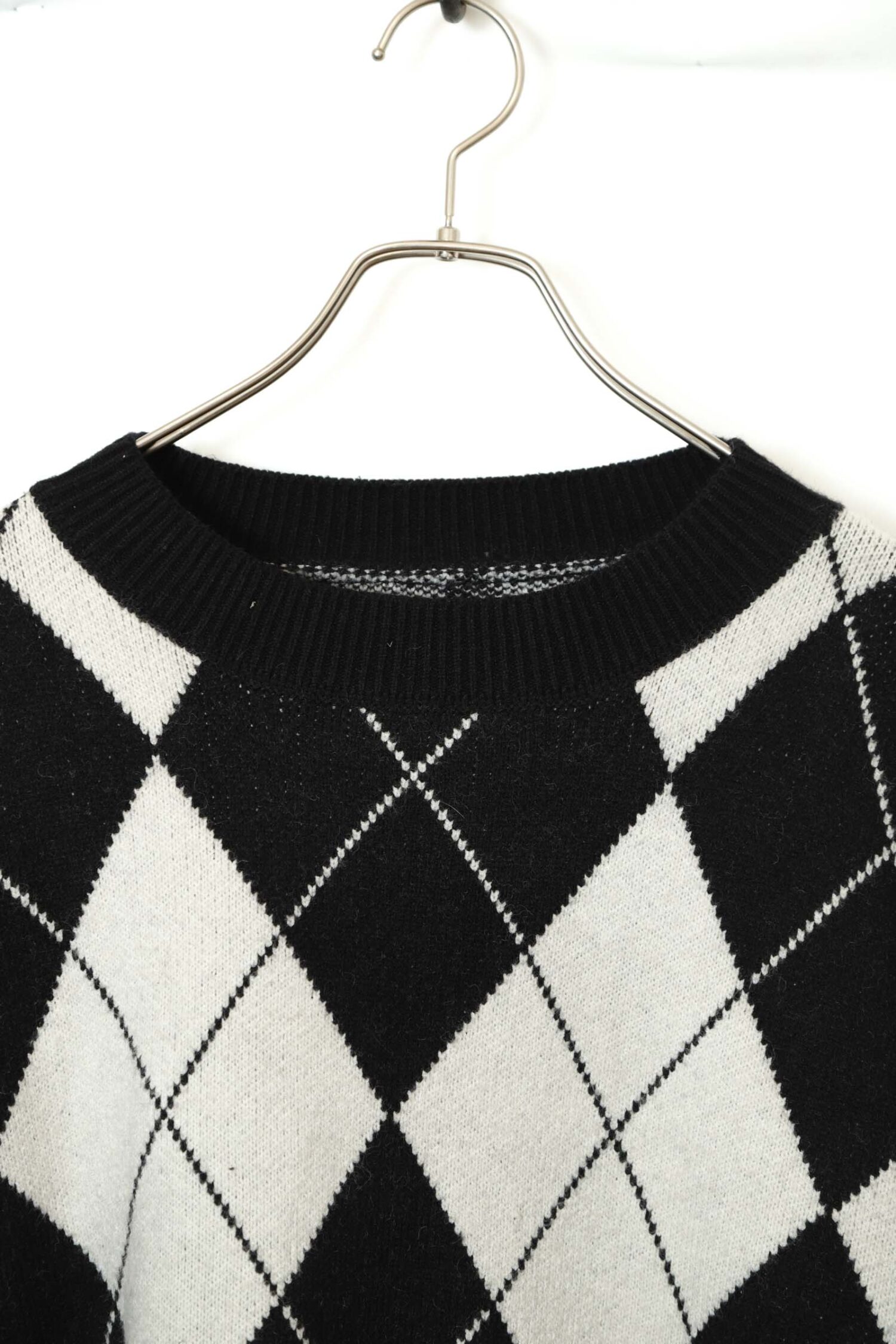 Alternative view of VINTAGE PATTERN KNITED SWEATER/XL