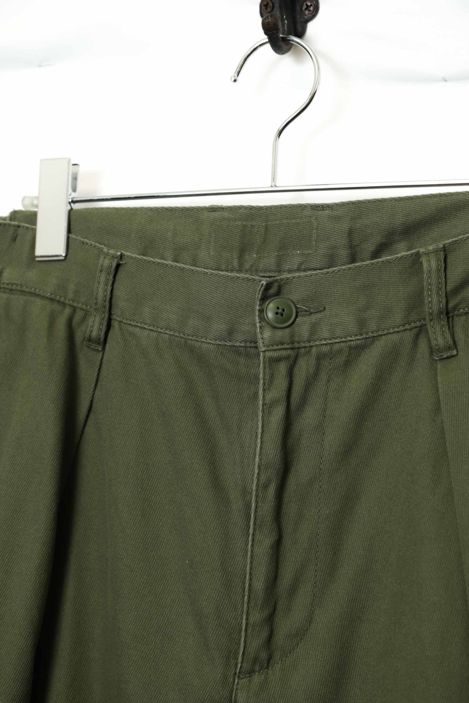 Alternative view of VINTAGE MILITARY DESIGN WIDE CARGO PANTS/W84