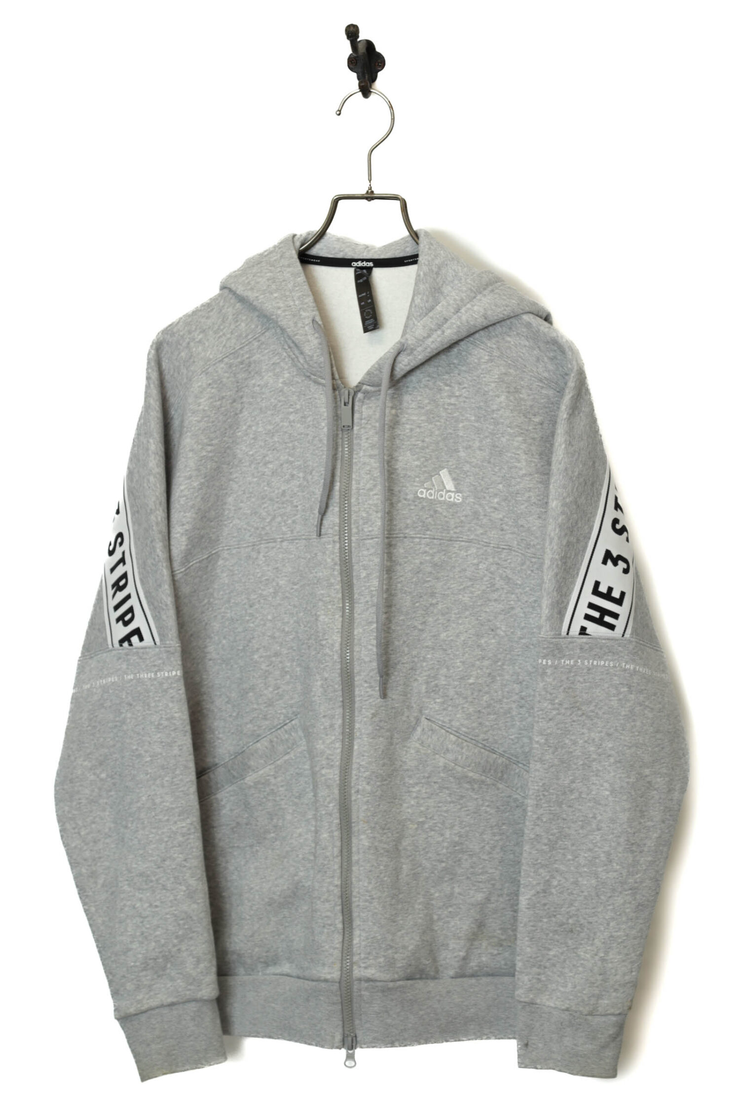 USED ADIDAS SWEATZIP-UP PARKA/M