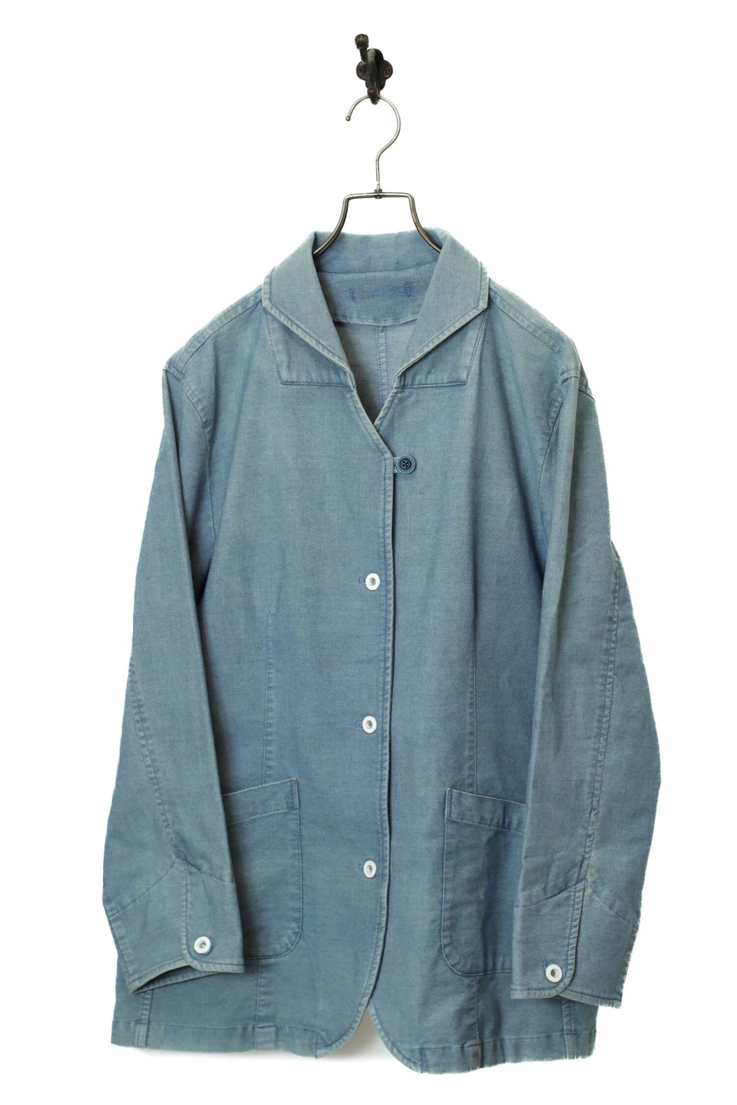 VINTAGE DENIM COVERALL JACKET/L