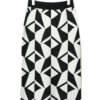 USED KNITTED SKIRT/W66-74