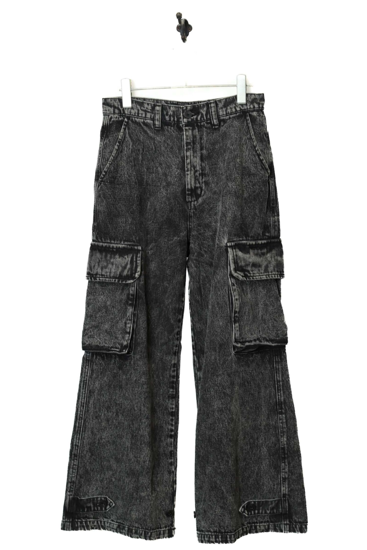 VINTAGE FLARE CARGO DENIM PANTS/W72