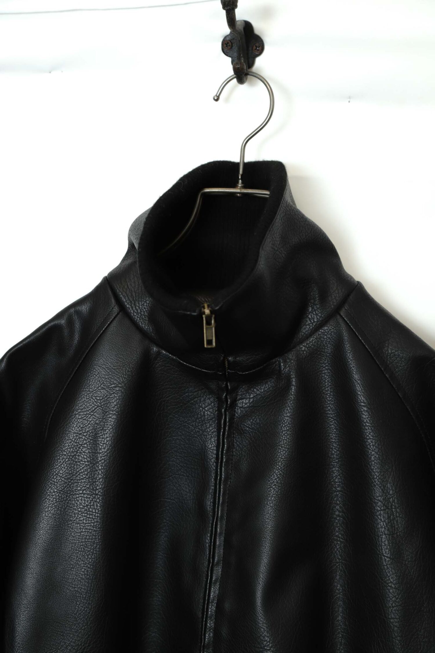 Alternative view of VINTAGE FAKE LEATHER JACKET/XL