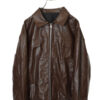 VINTAGE FAKE LEATHER JACKET/L