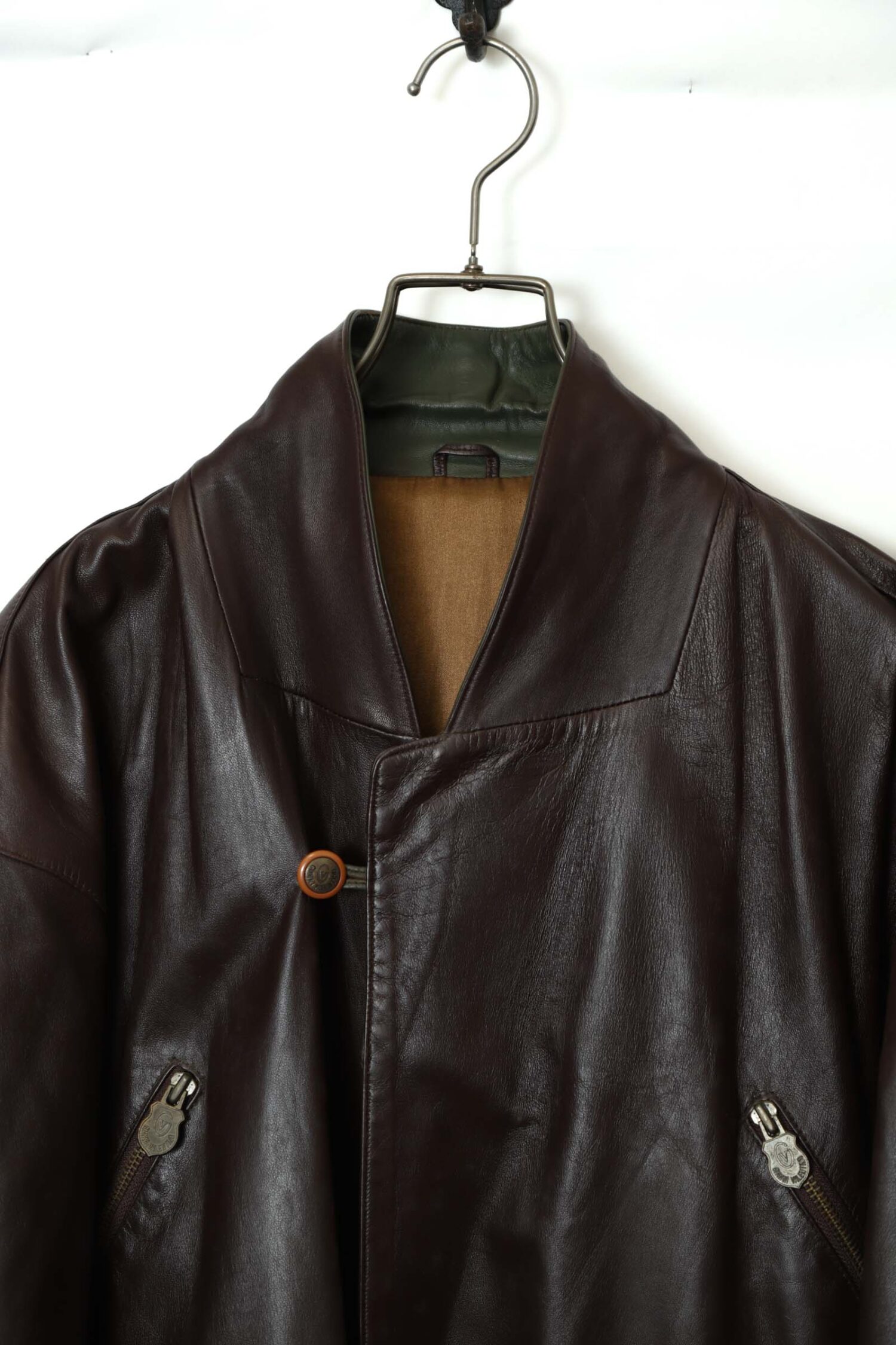 Alternative view of USED GIANNI VALENTINO SHEEP LEATHER JACKET/L
