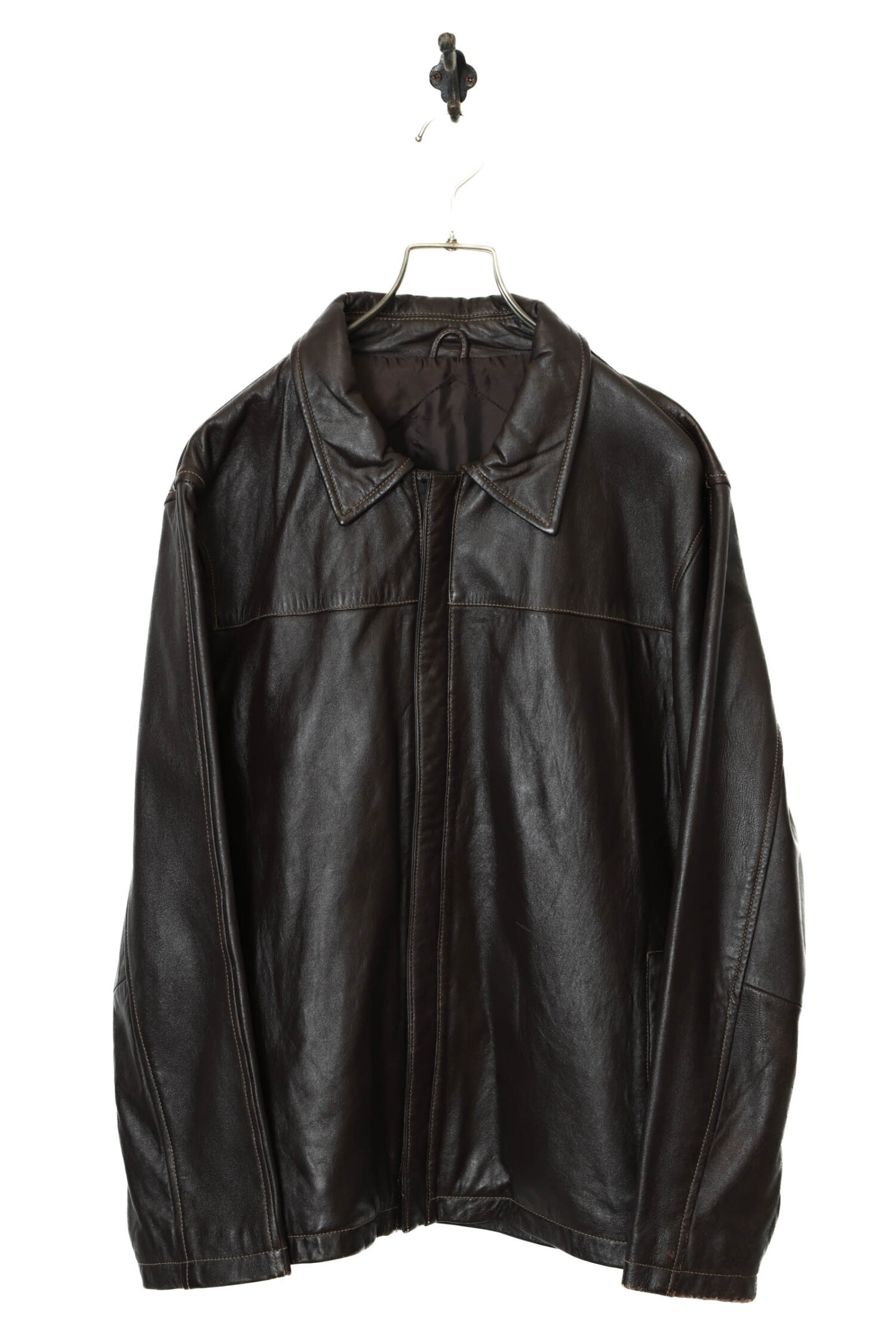VINTAGE SHEEP LEATHER JACKET/L