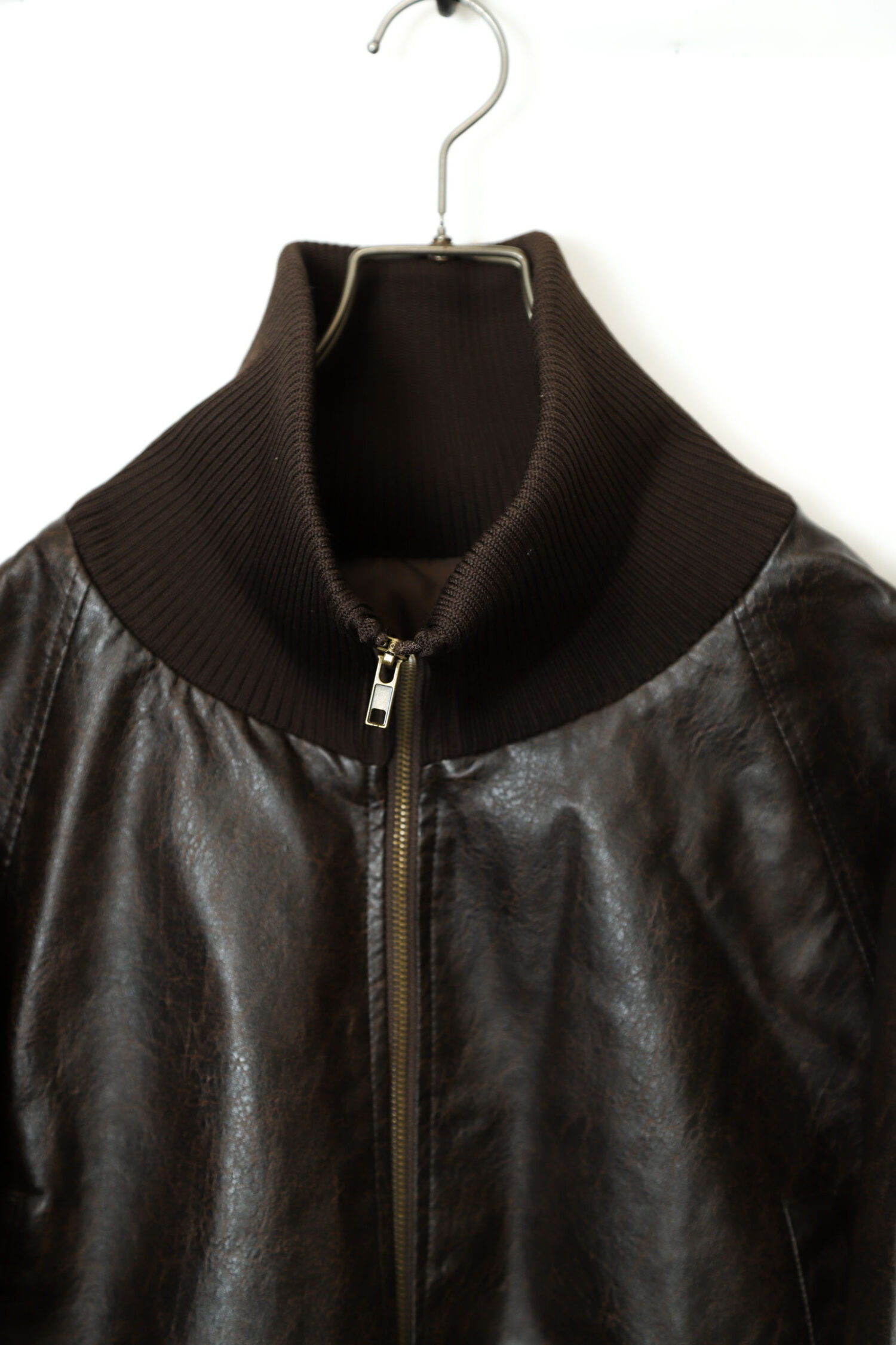Alternative view of VINTAGE FAKE LEATHER JACKET/XL