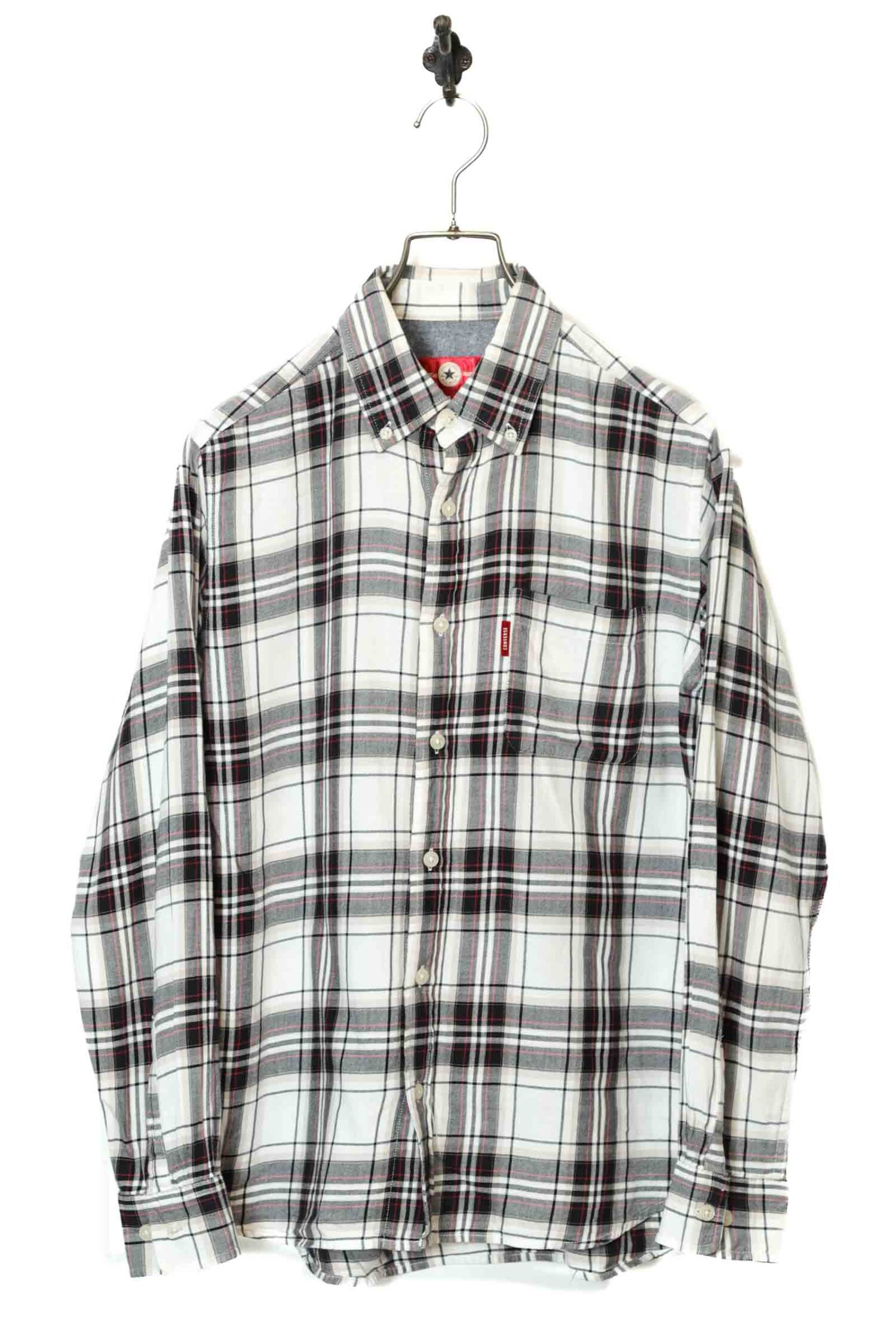 USED CONVERSE CHECK PATTERN SHIRT/M