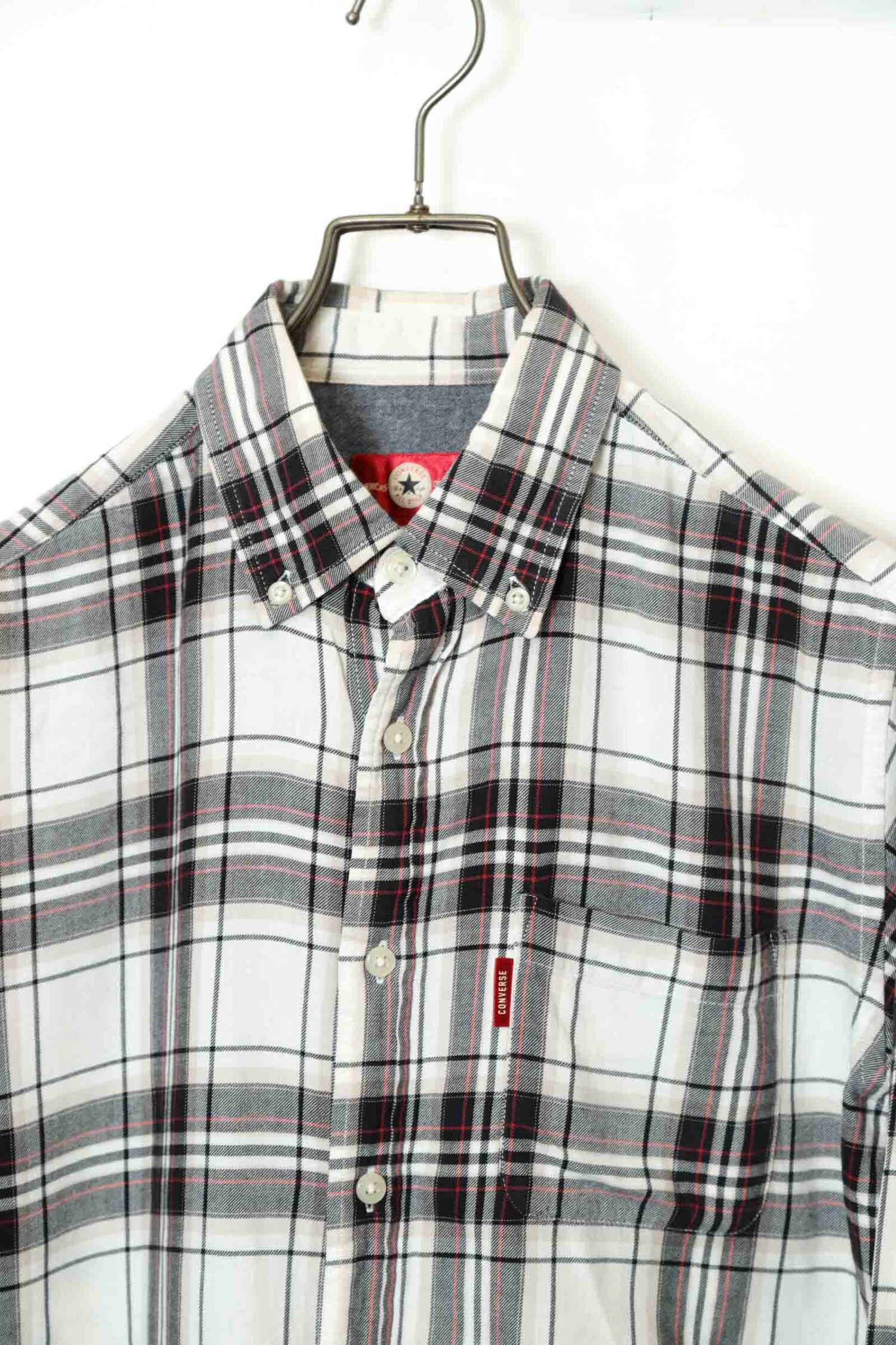 Alternative view of USED CONVERSE CHECK PATTERN SHIRT/M