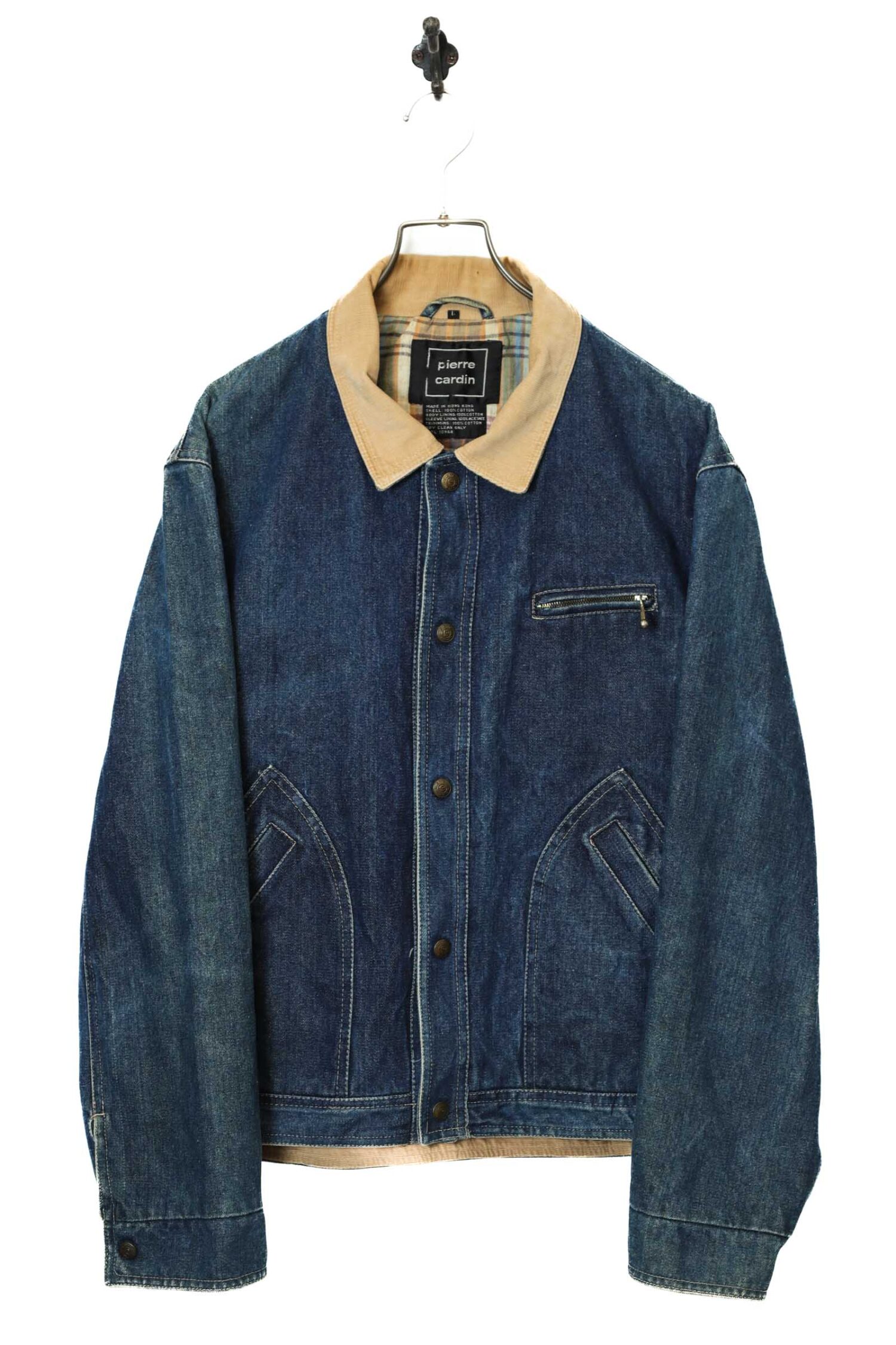 USED PIERRE CARDIN DENIM JACKET/M