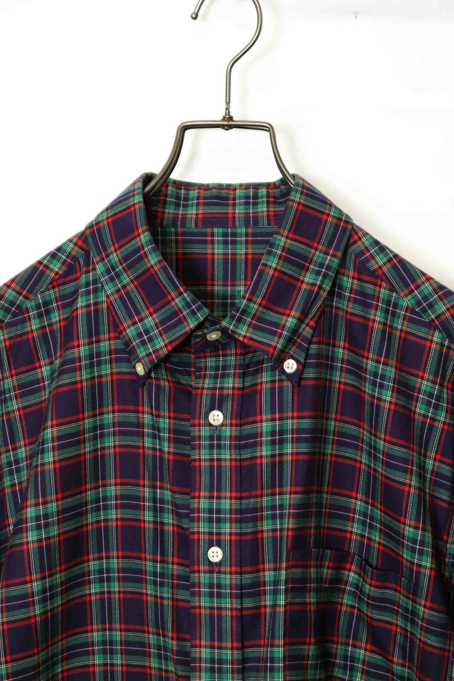 Alternative view of VINTAGE CHECK PATTERN SHIRT/XL