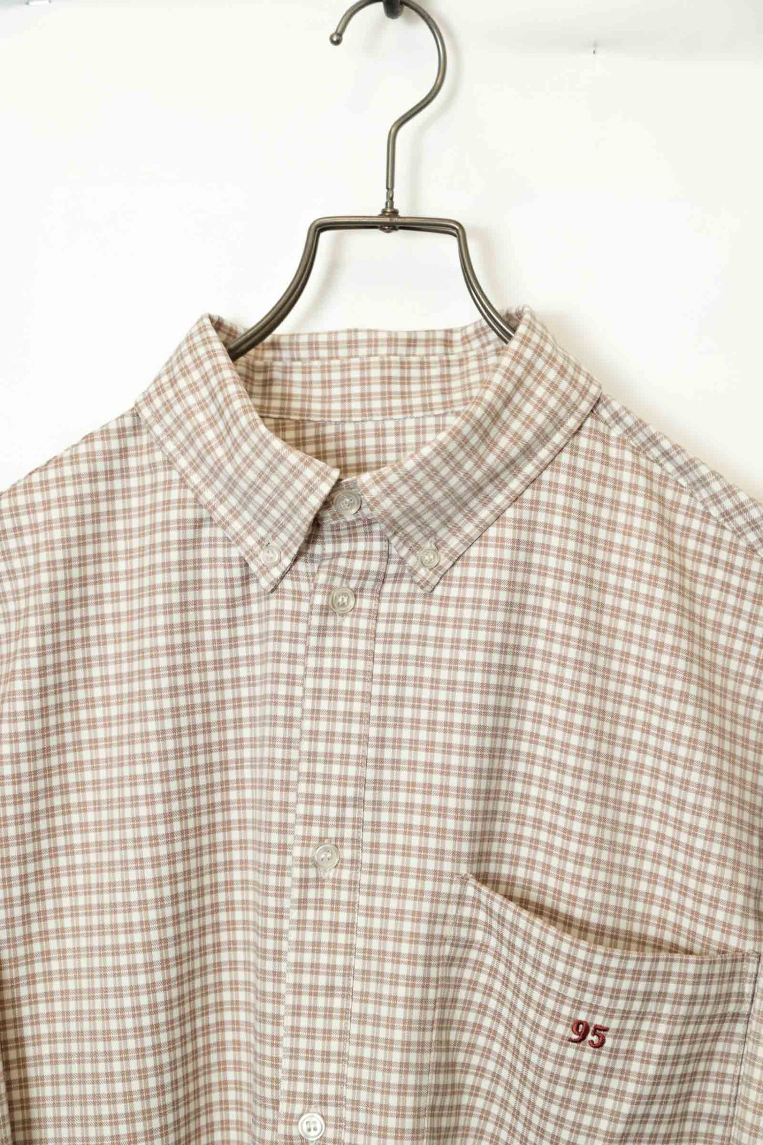 Alternative view of VINTAGE CHECK PATTERN SHIRT/XL
