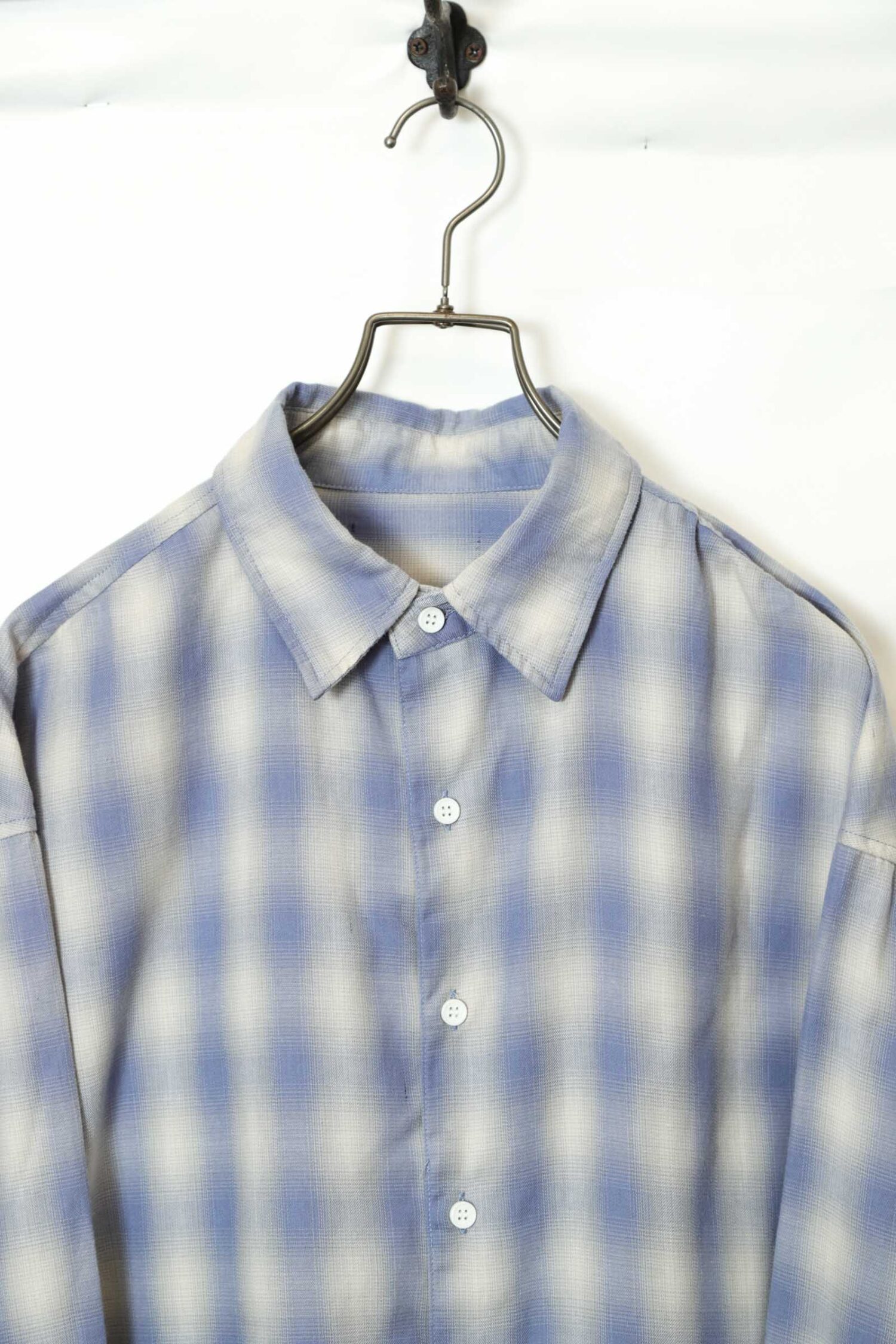 Alternative view of VINTAGE CHECK PATTERN SHIRT/XL