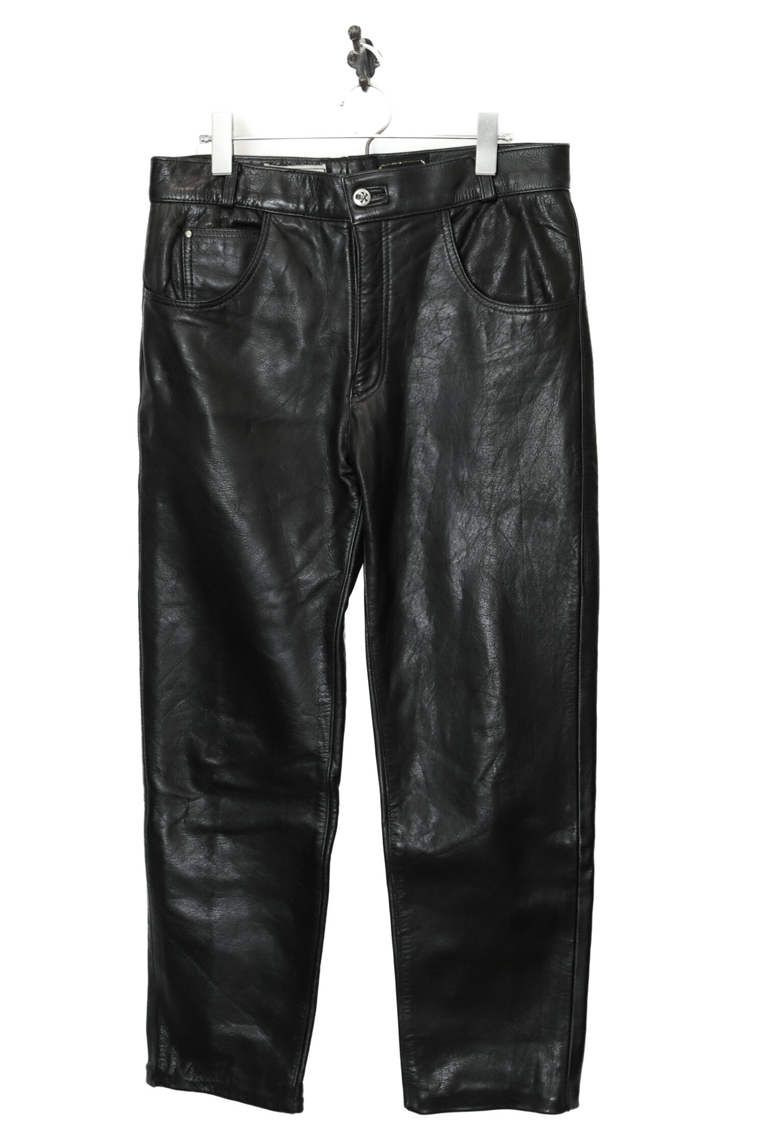 USED CUIRS LONDON COWHIDE LEATHER PANTS/W82