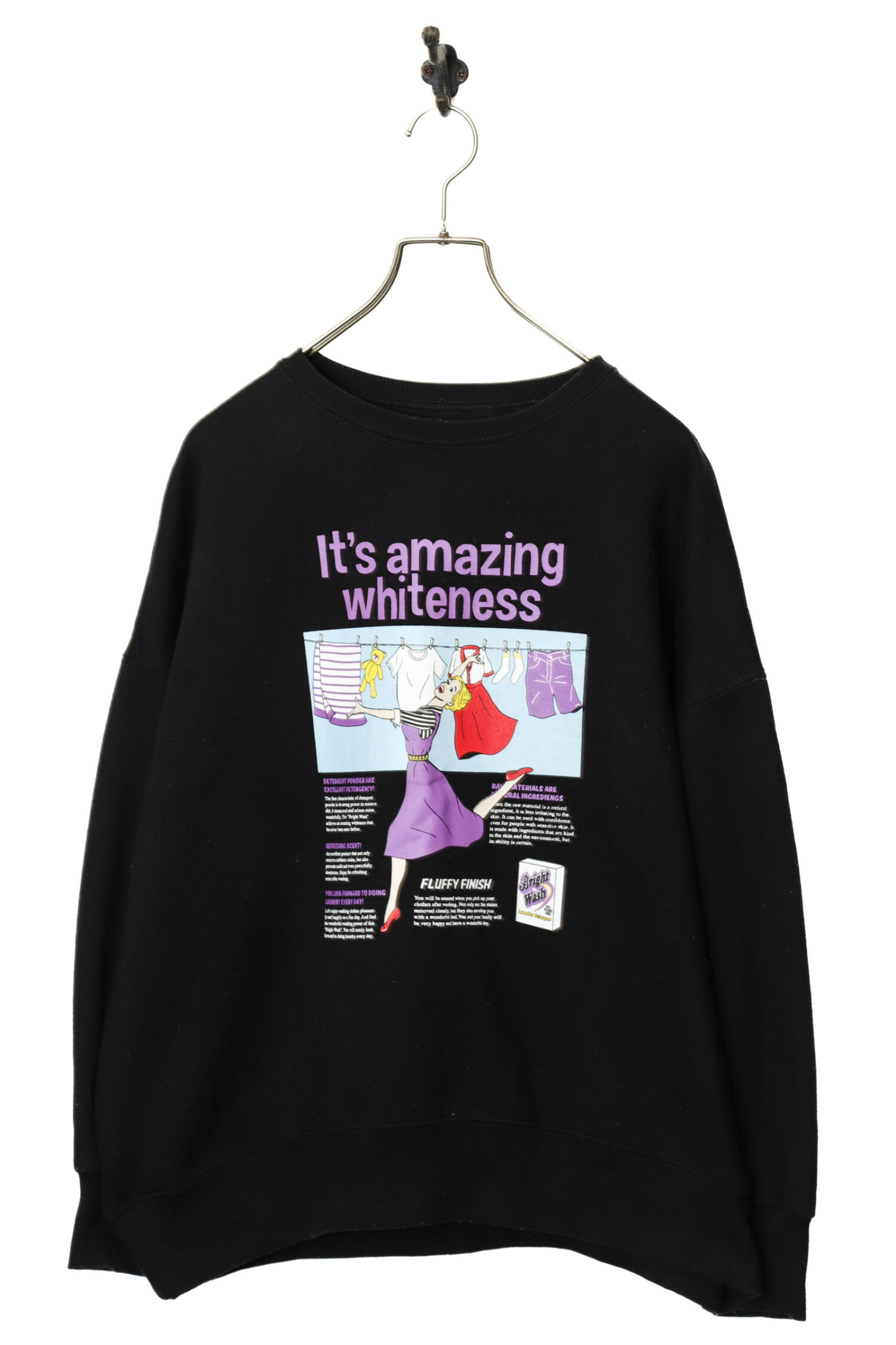 USED PRINTED SWEAT SHIRT/L