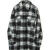 VINTAGE CHECK LONG CPO JACKET/XL
