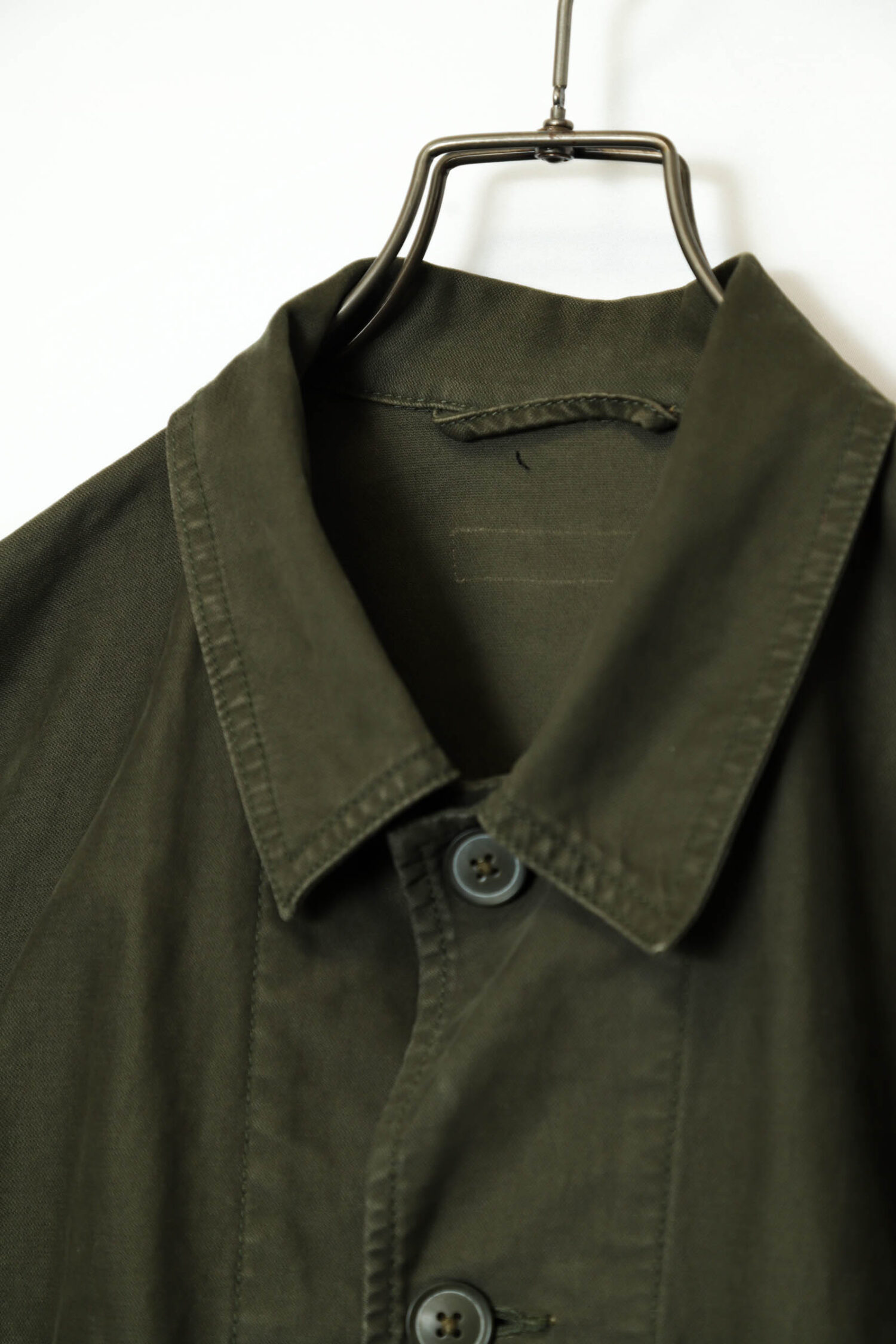 Alternative view of VINTAGE MILITARY DESIGN COVERALL JACKET/L