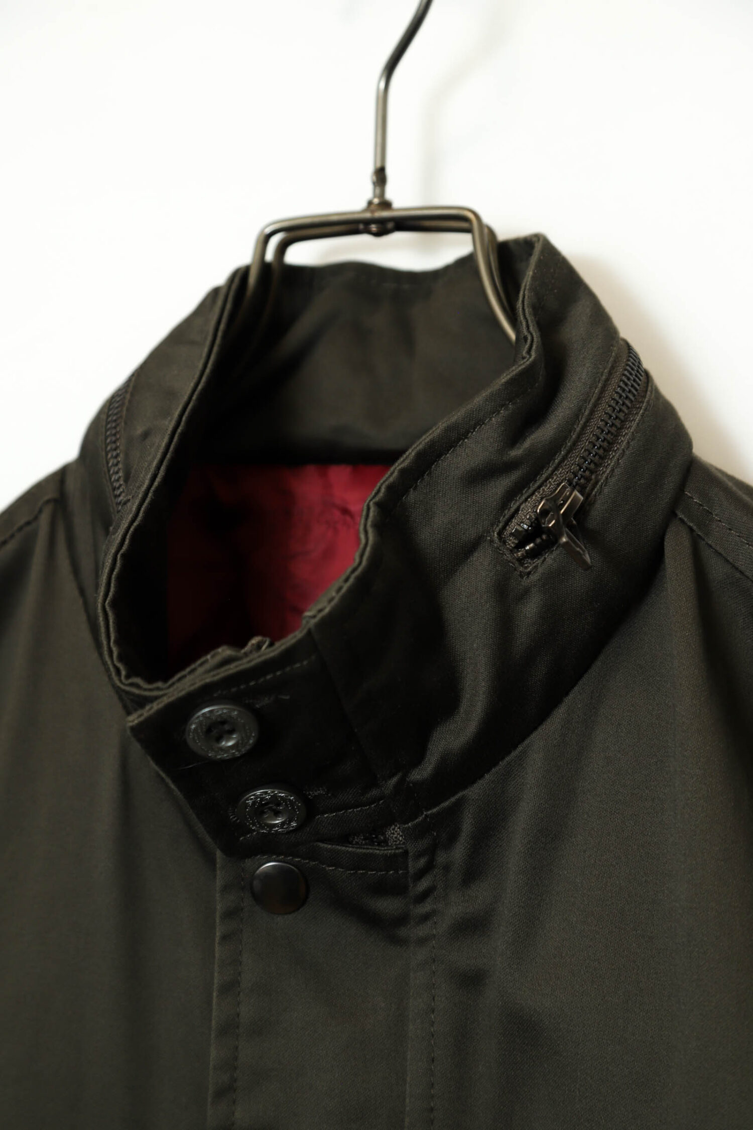 Alternative view of VINTAGE MILITARY DESIGN COVERALL JACKET/L