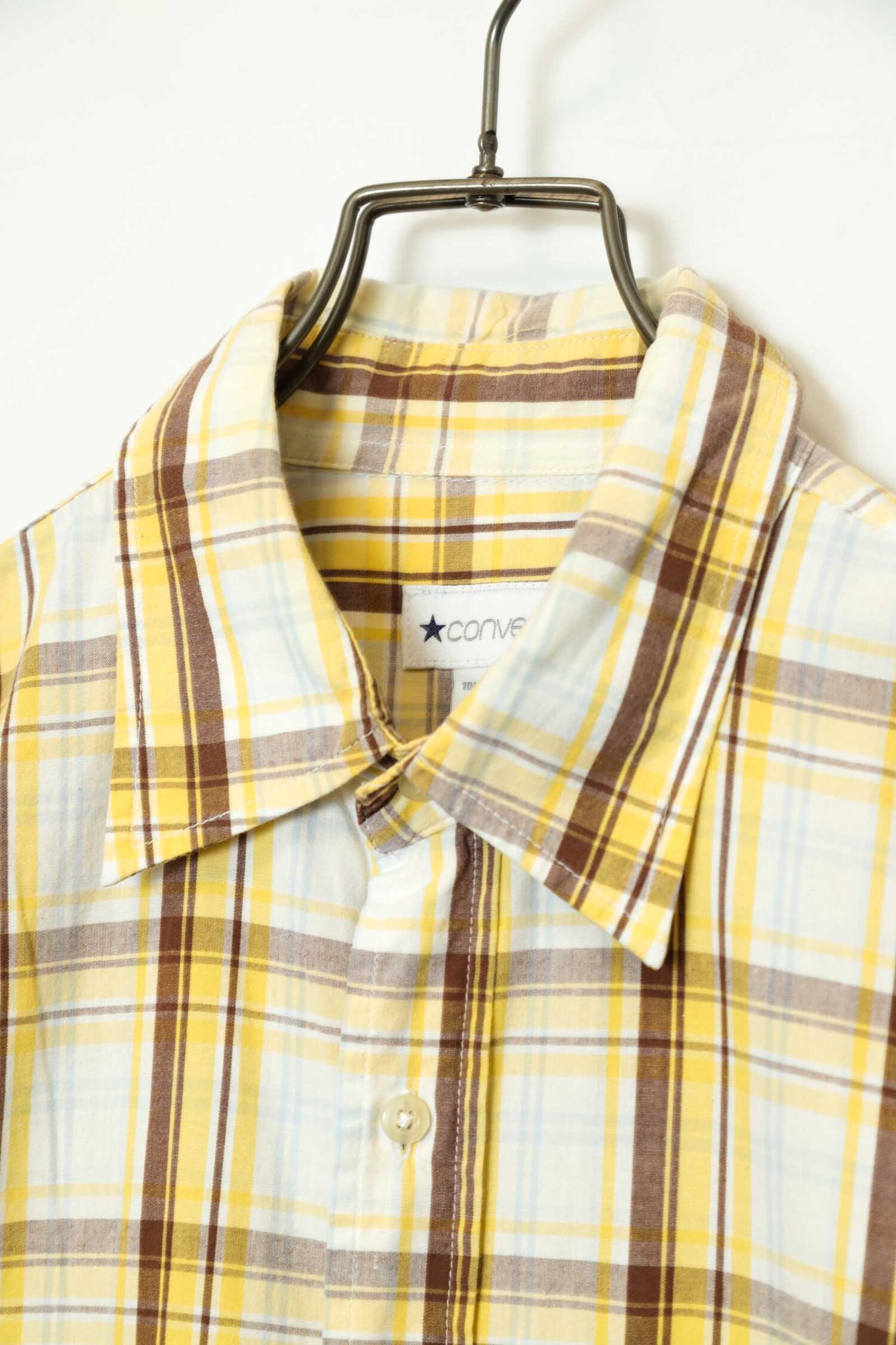 Alternative view of USED CONVERSE CHECK PATTERN SHIRT/XL