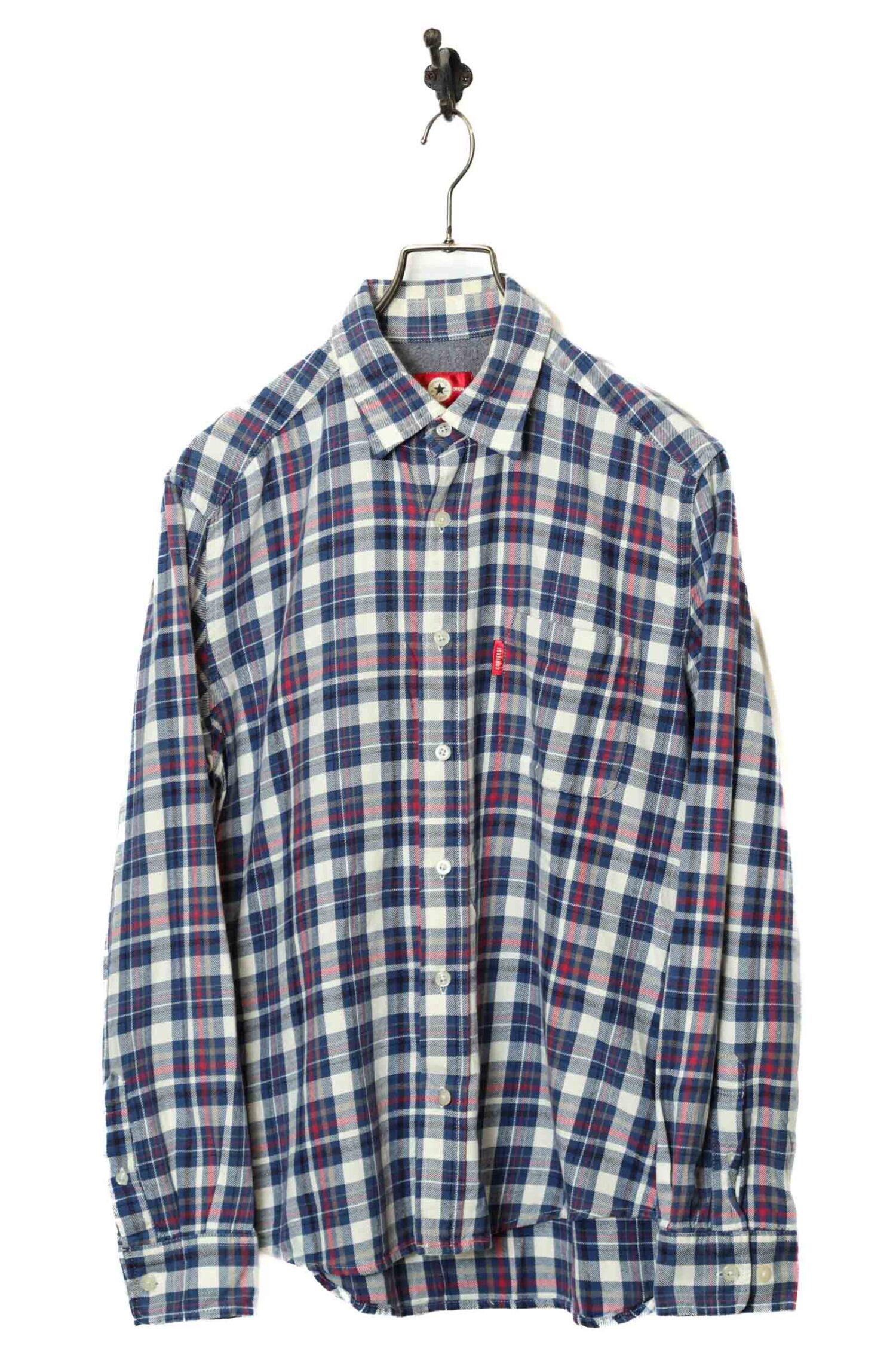 USED CONVERSE CHECK PATTERN SHIRT/M