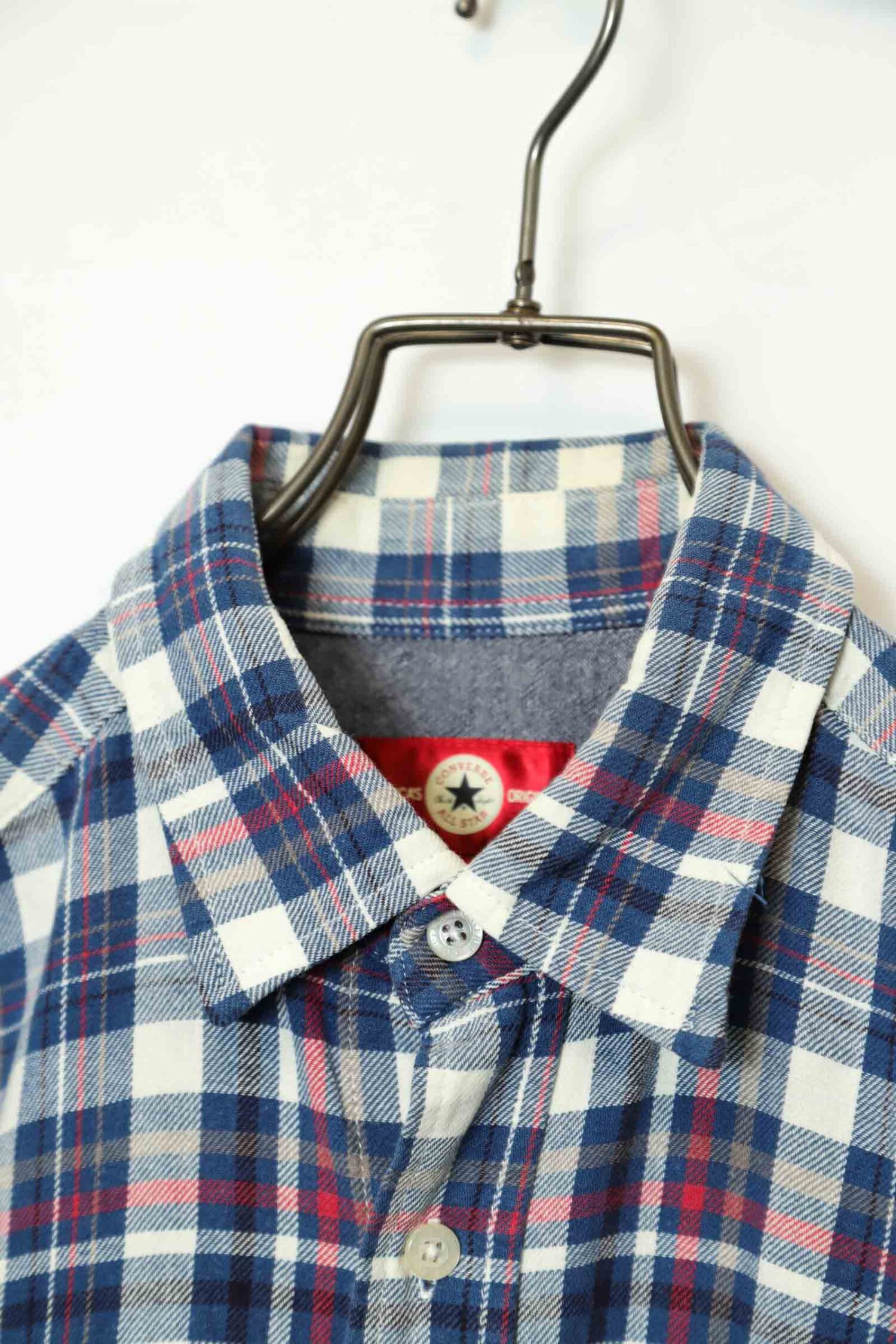 Alternative view of USED CONVERSE CHECK PATTERN SHIRT/M