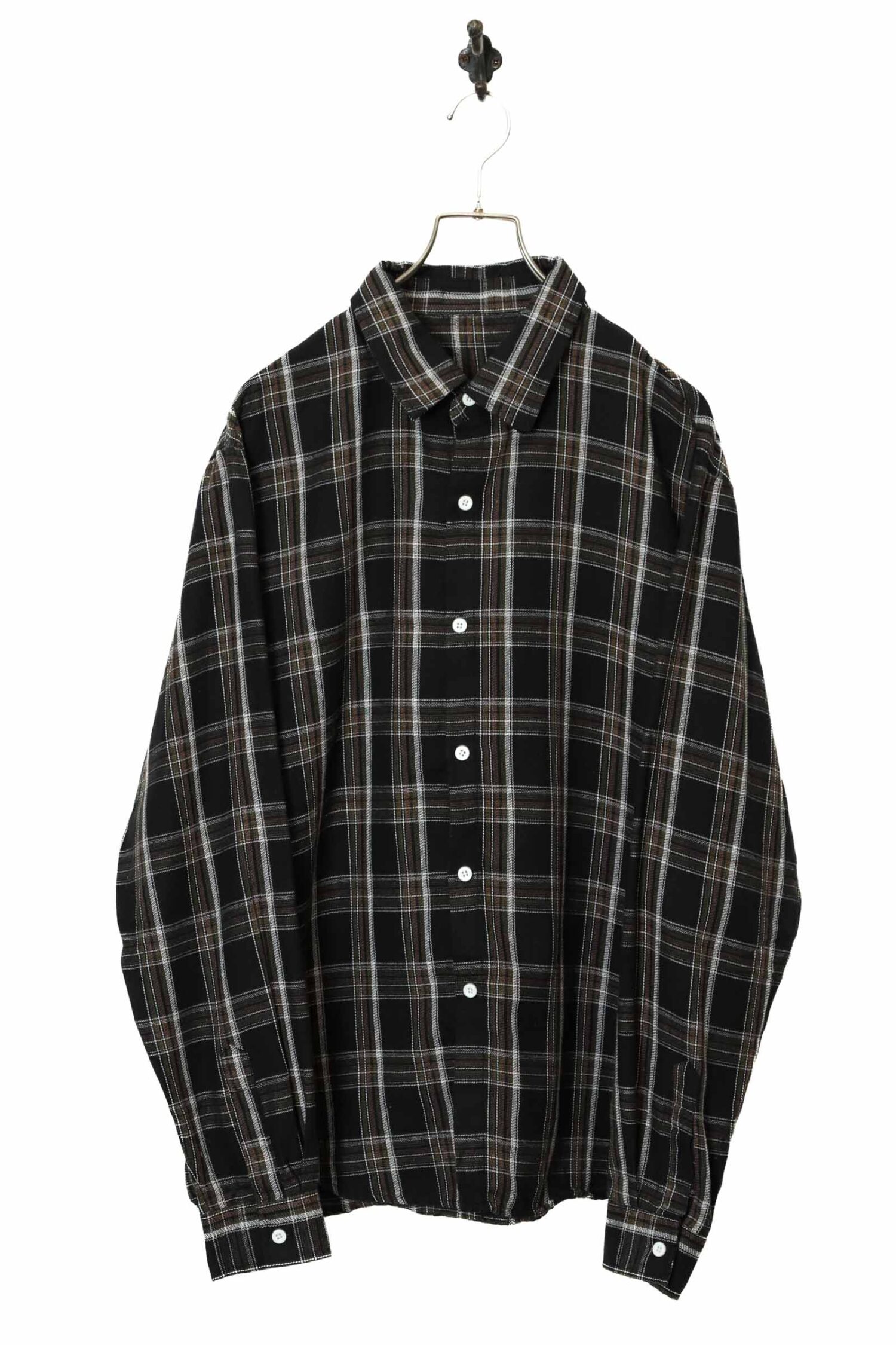 VINTAGE CHECK PATTERN SHIRT/L