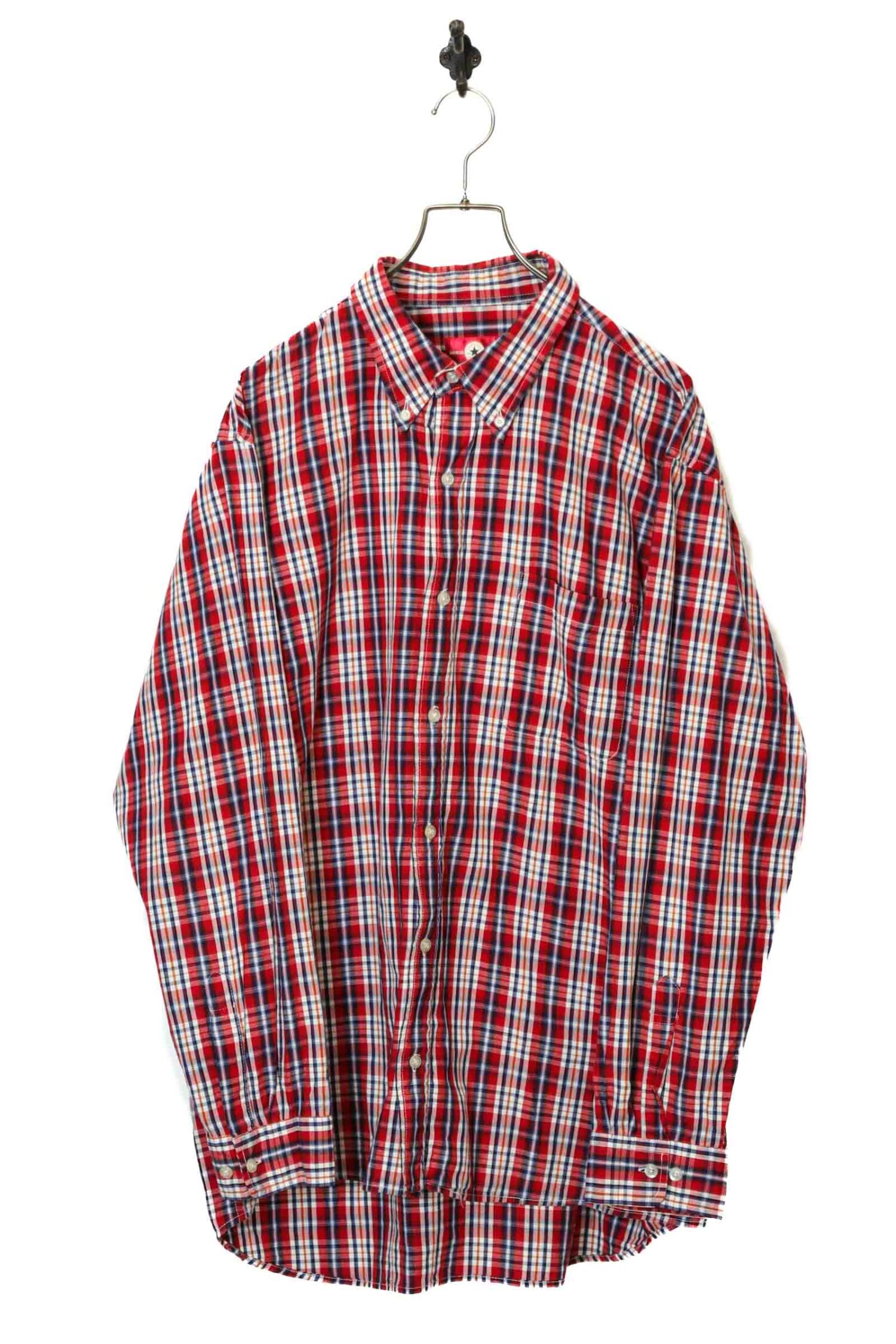 USED CONVERSE CHECK PATTERN SHIRT/XL
