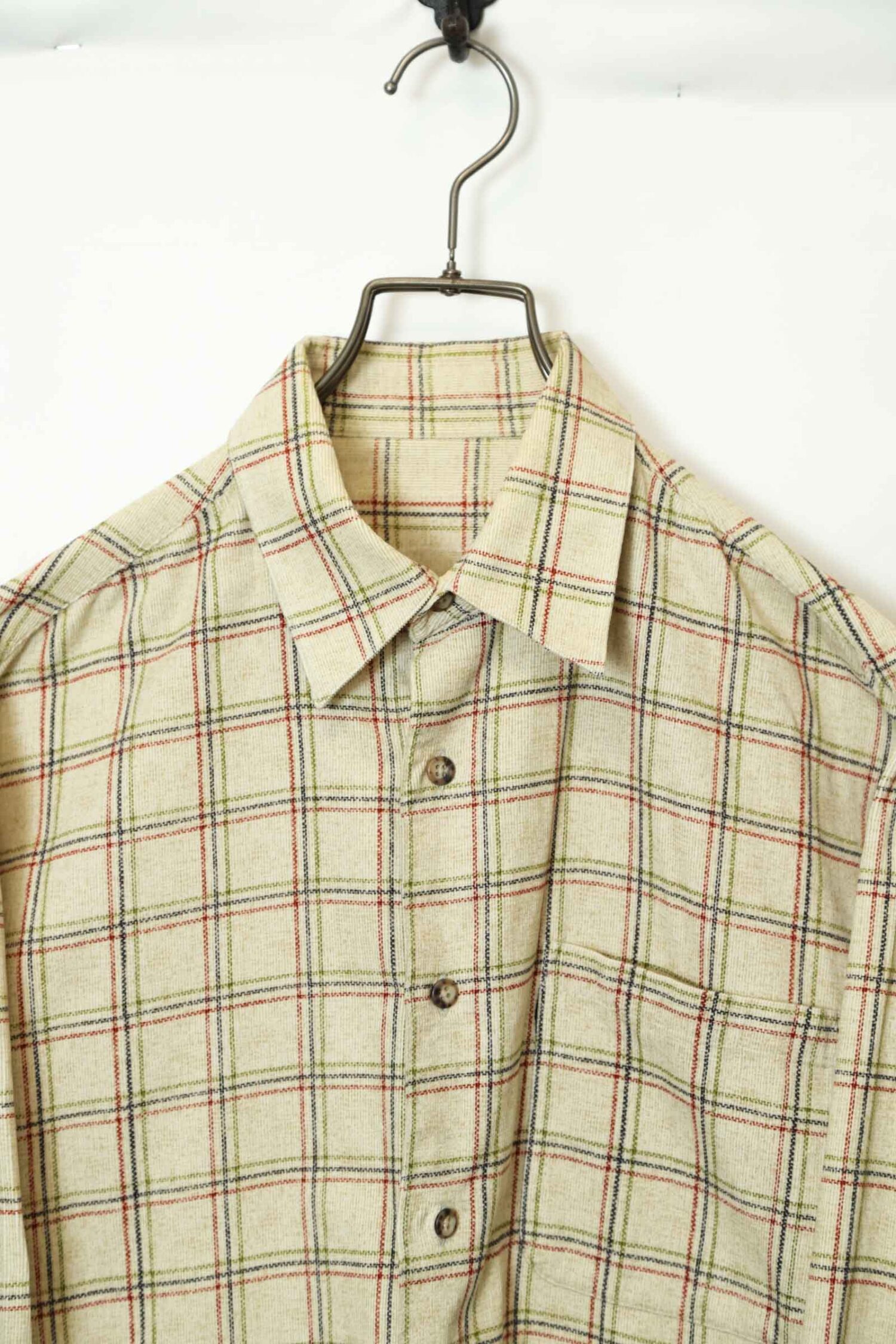 Alternative view of VINTAGE CHECK PATTERN SHIRT/L